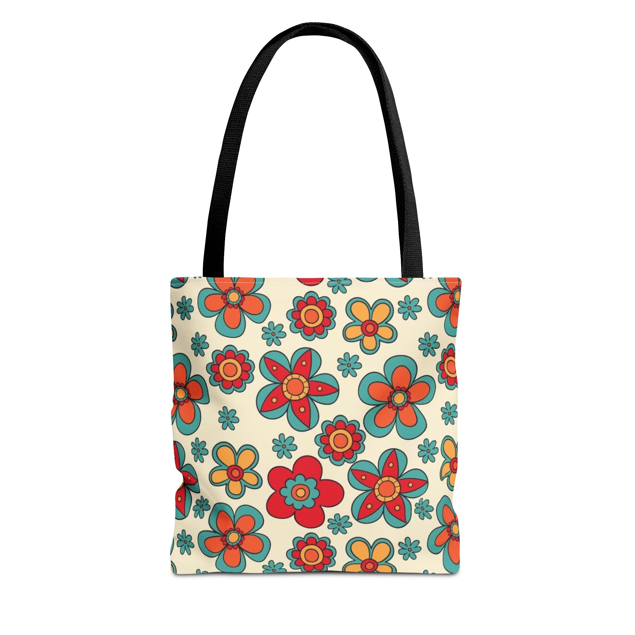 Boho Colorful Daisy Carryall Tote Bag