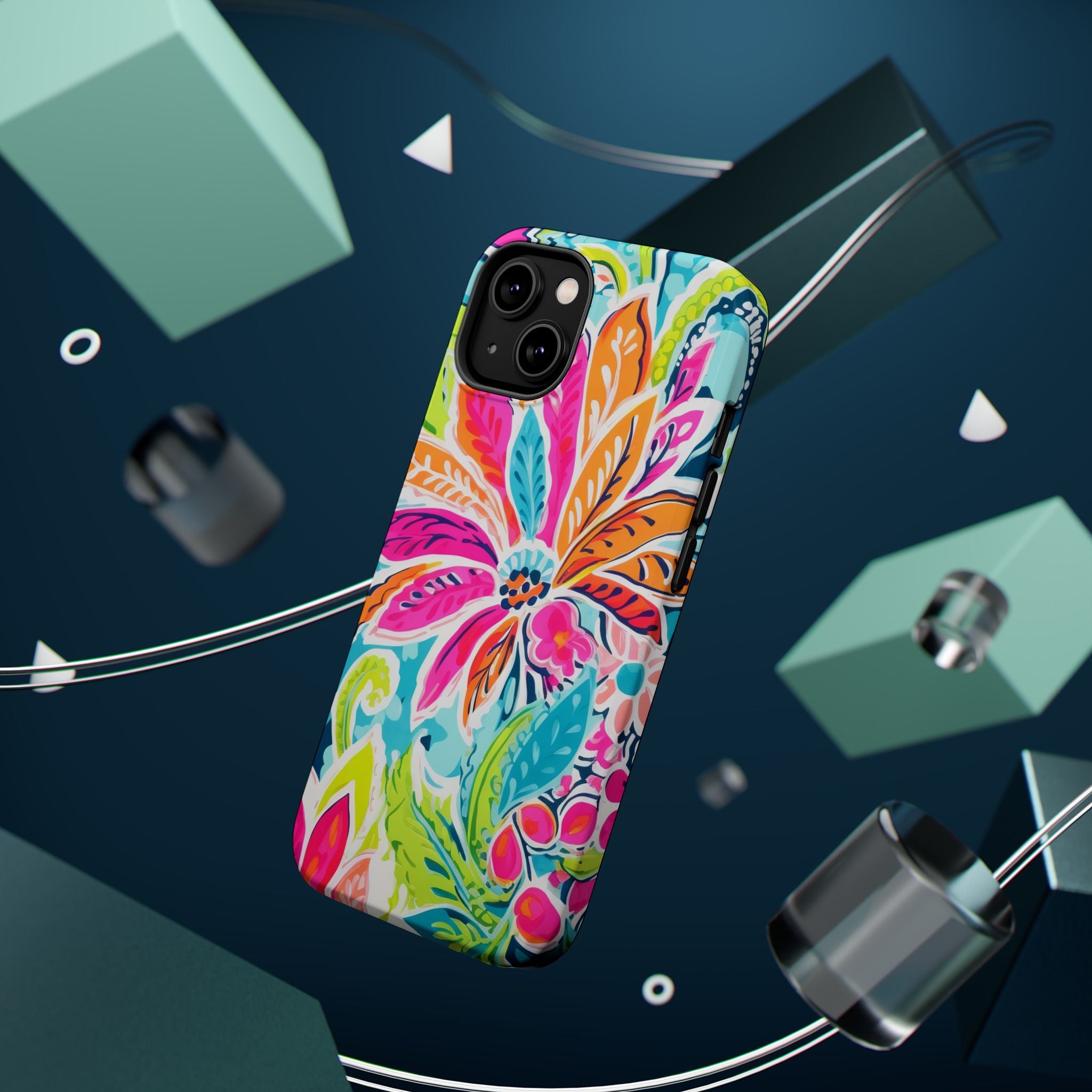 Paisley Flower Magnetic Tough Case