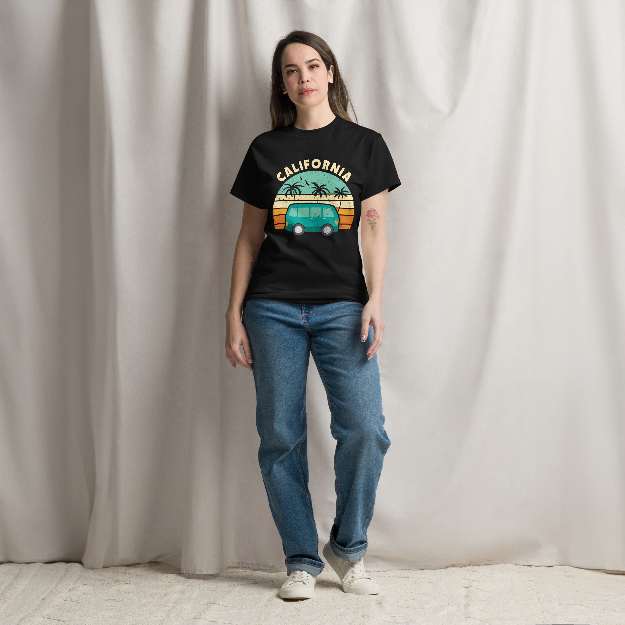 California Retro Style Graphic Classic Tee