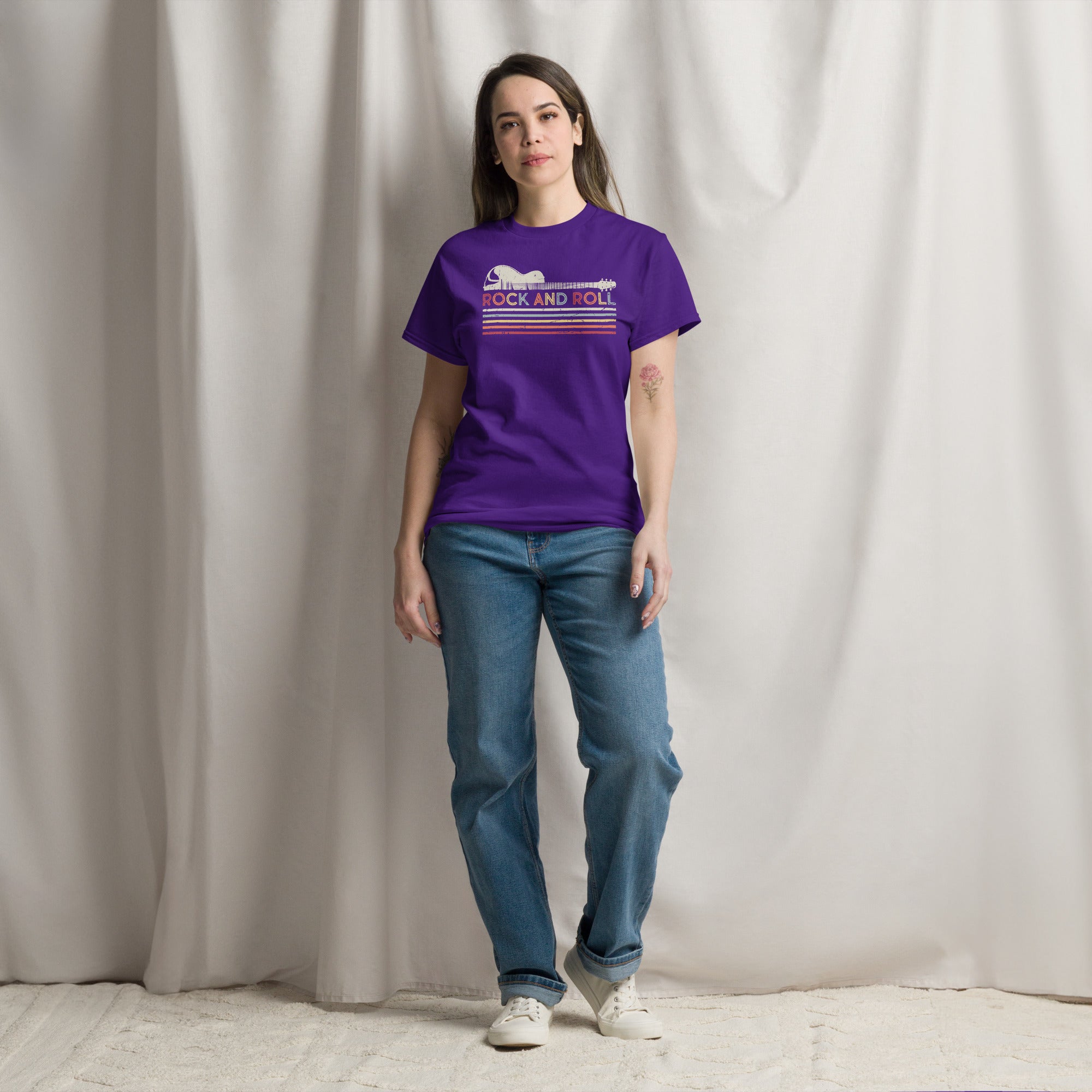 Rock And Roll Graphic Classic Tee