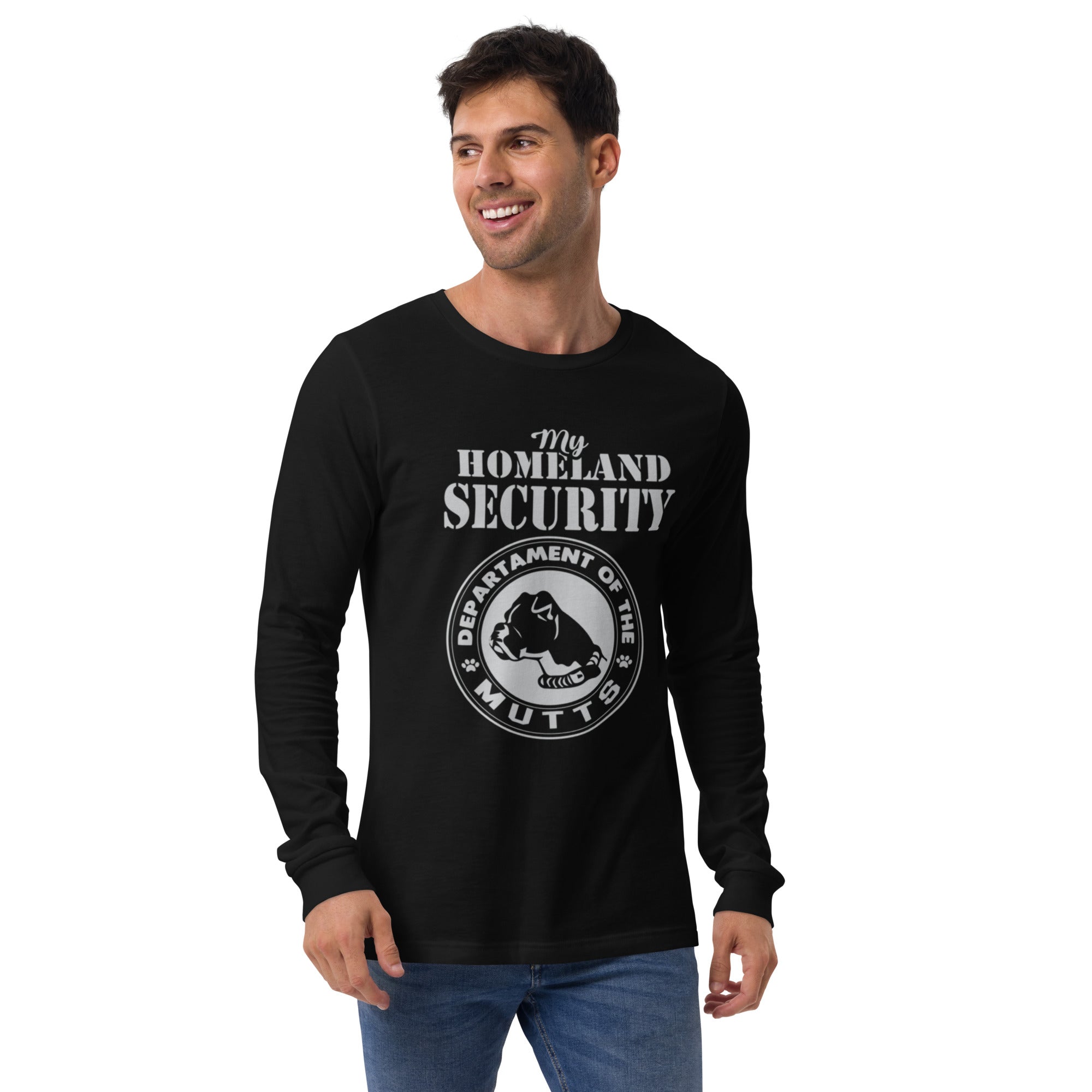 My Homeland Security Dog Graphic Long Sleeve Tee