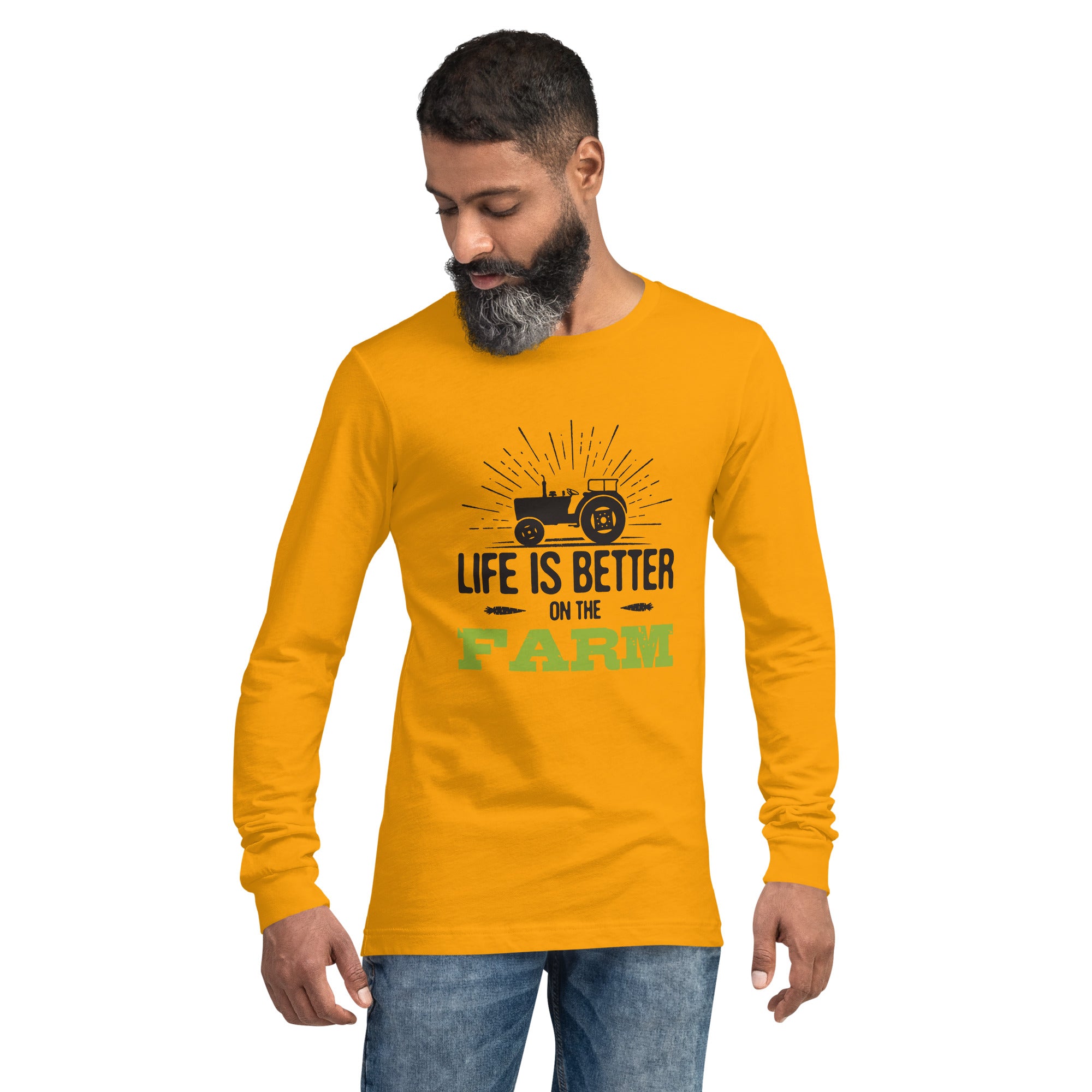 Life Is Better On The Farm Graphic Long Sleeve Tee