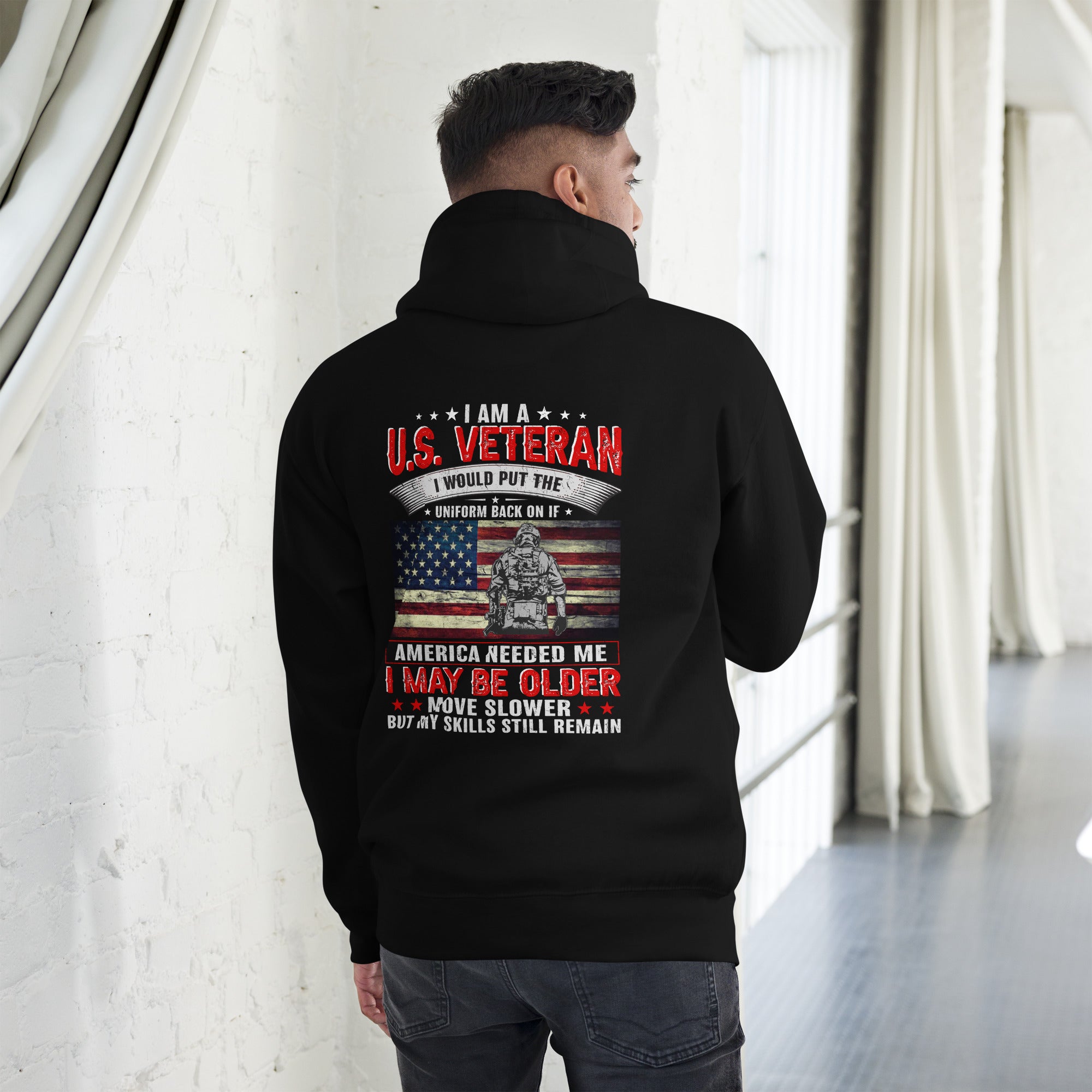 I'm A US Veteran Graphic Hoodie