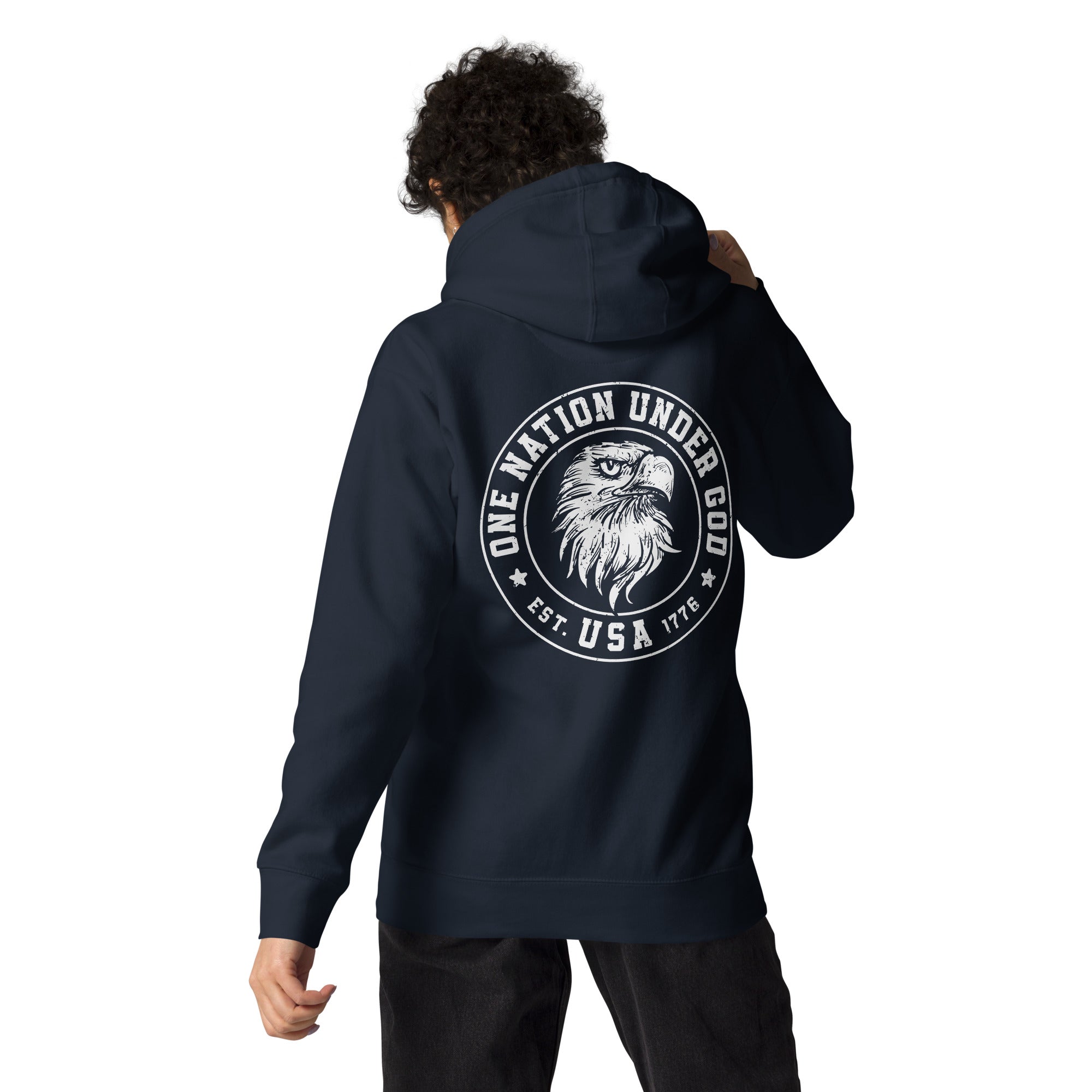 One Nation Under God Graphic Hoodie