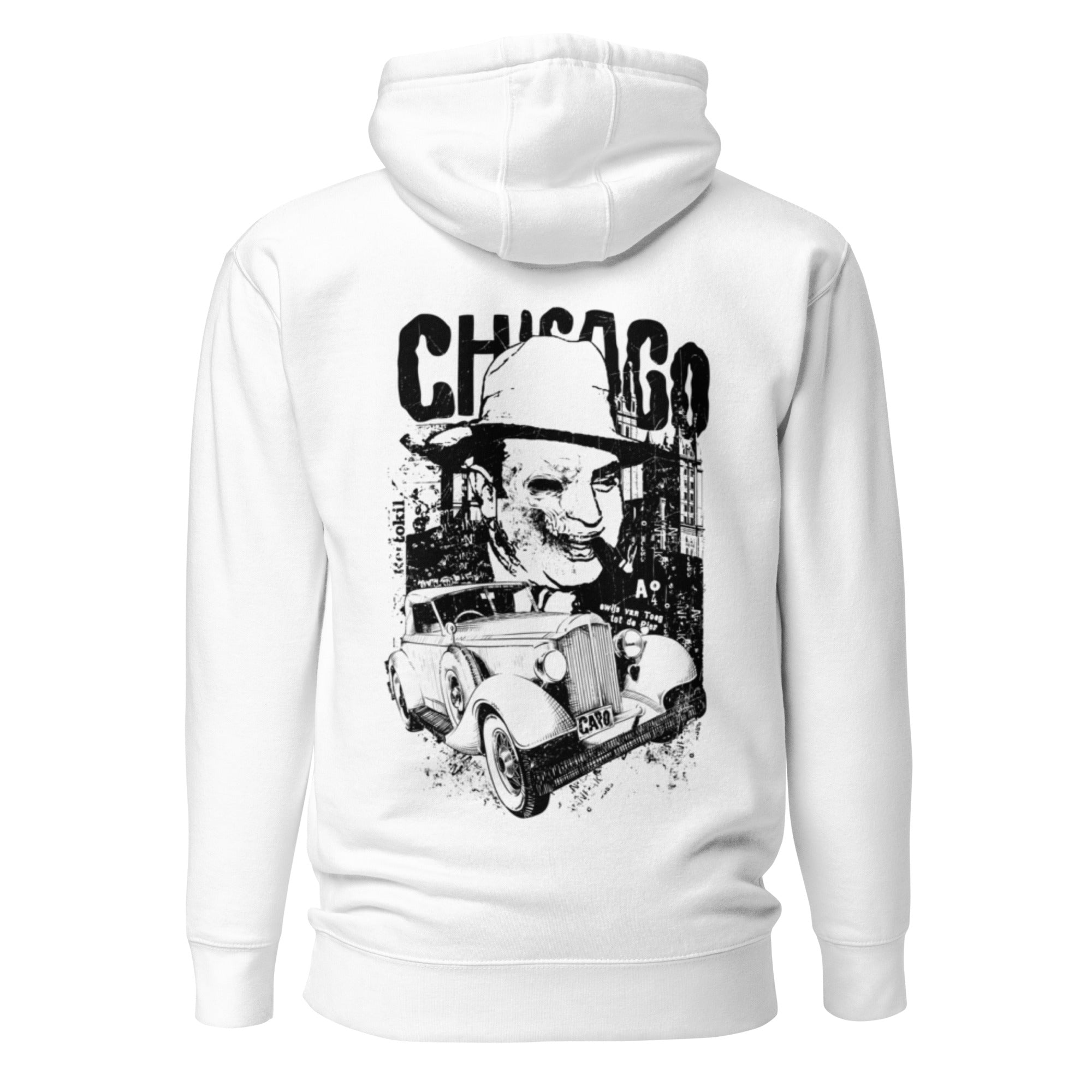 Chicago Hotrod Gangster Graphic Hoodie