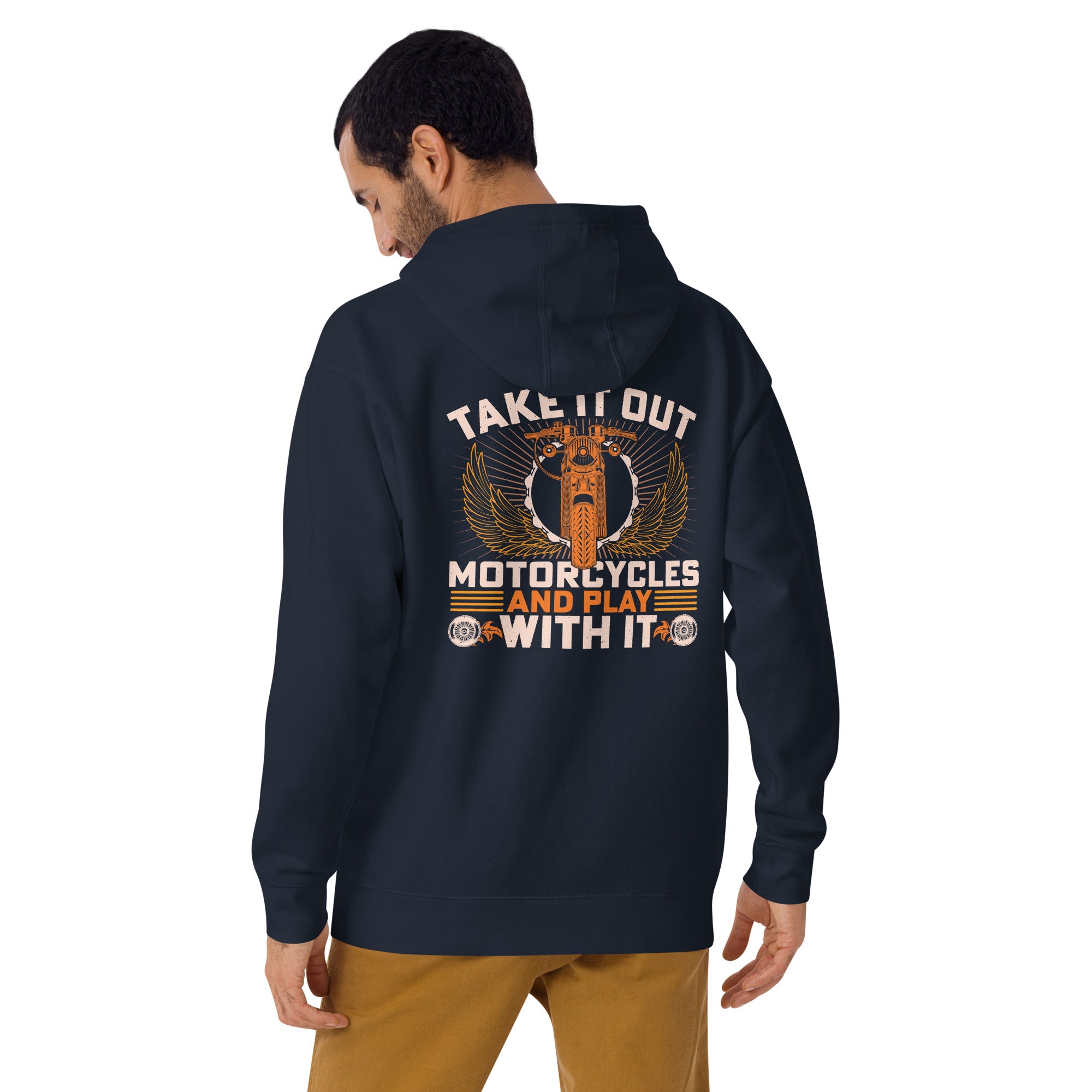 Take It Out And Play With It Motorcycle Graphic Hoodie