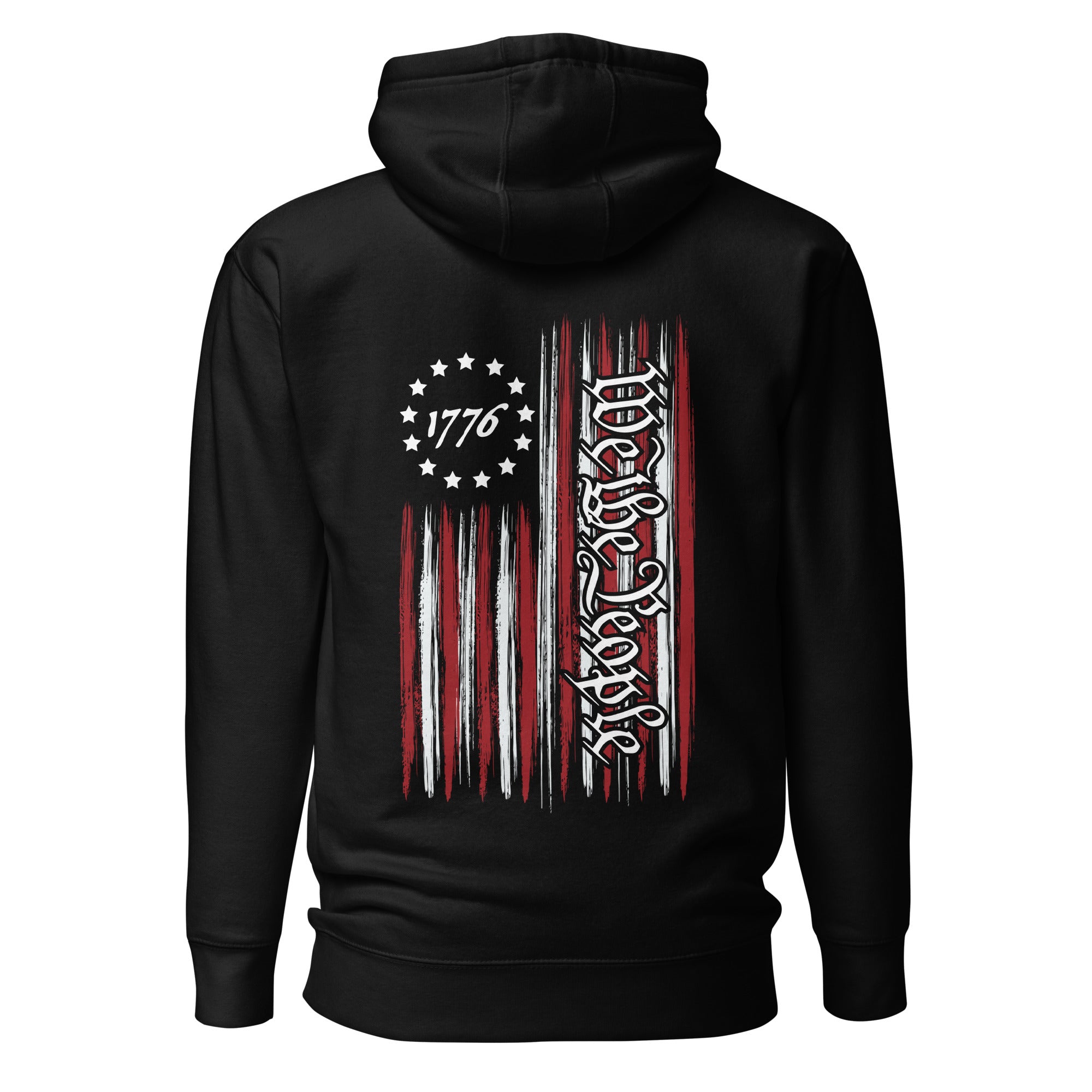 We The People 1776 American Flag Graphic Hoodie