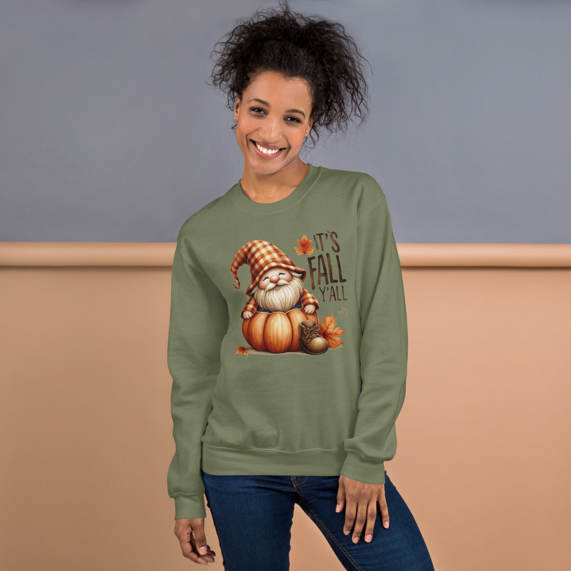 It's Fall Yall Gnome Graphic Sweatshirt