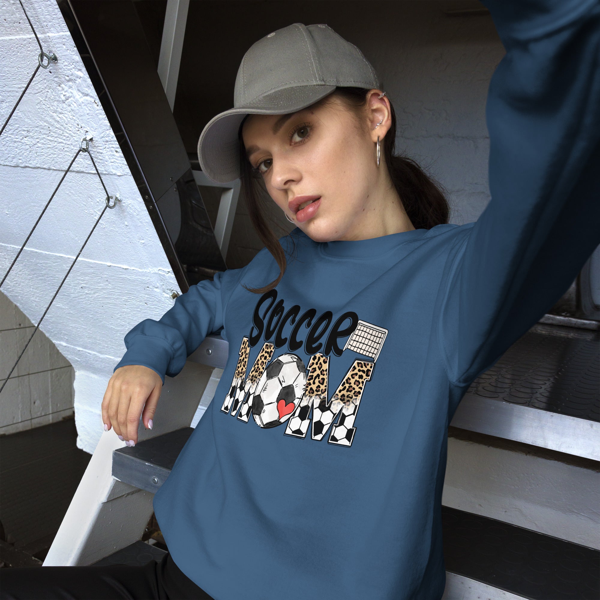 Soccer Mom Graphic Sweatshirt