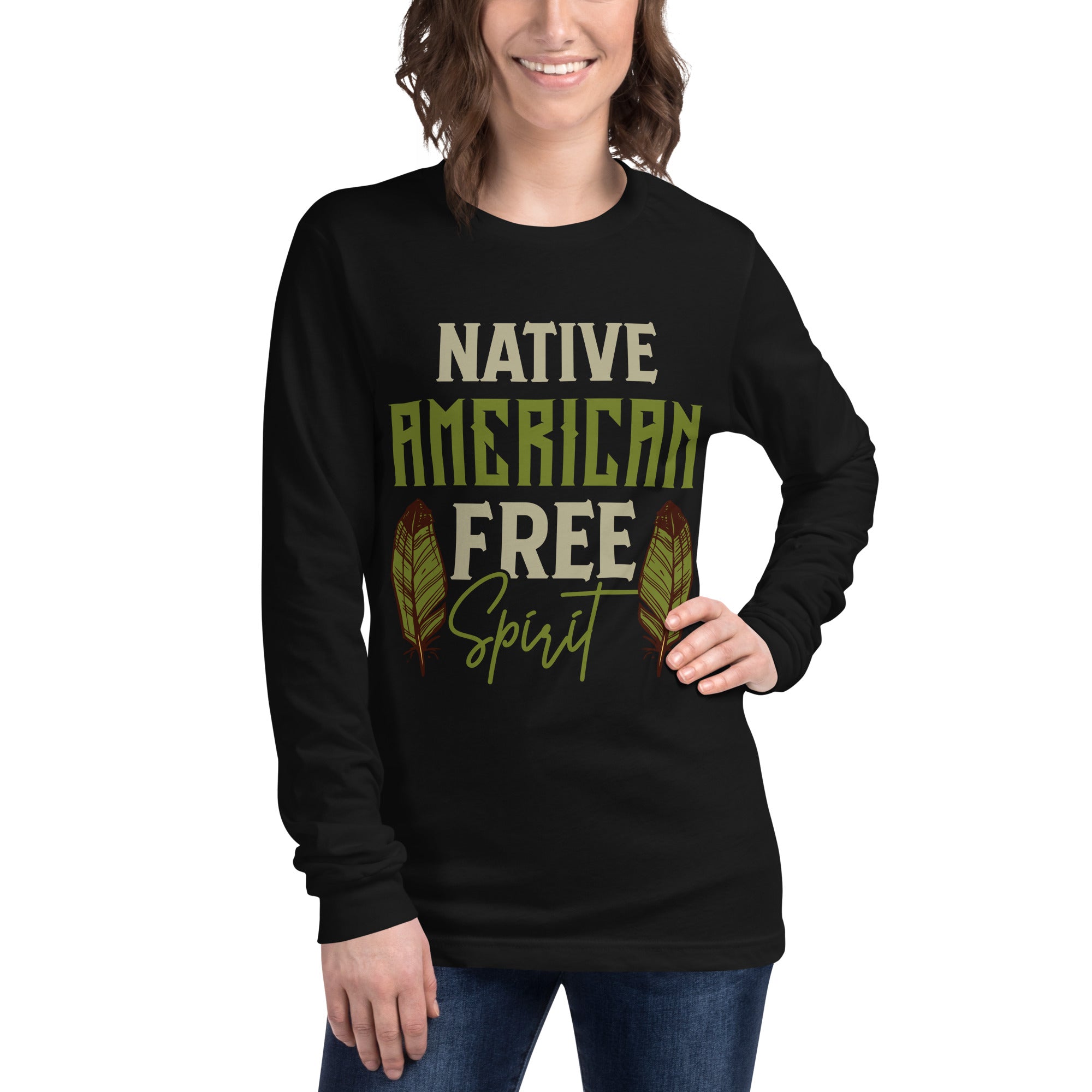 Native American Free Spirit Long Sleeve Tee