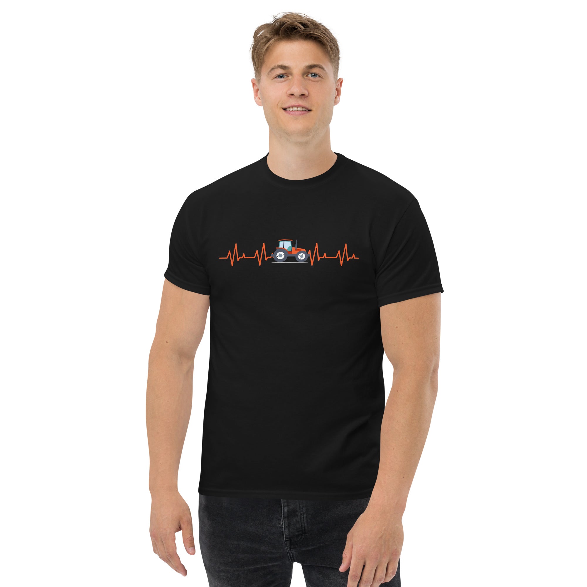 Tractor Heartbeat Graphic Classic Tee