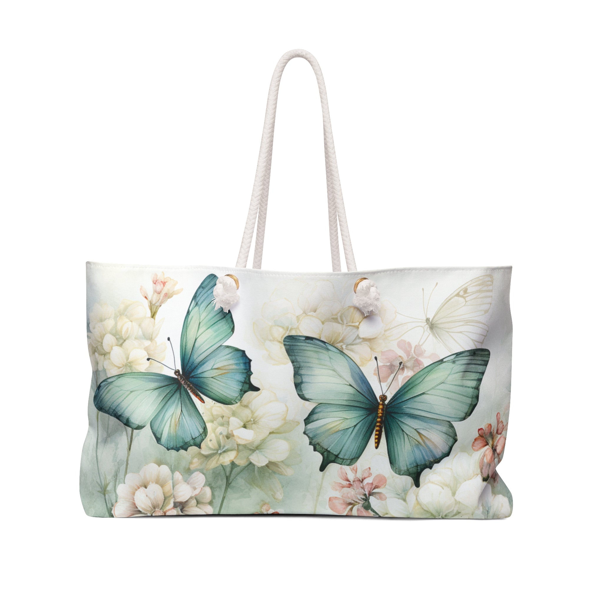 Floral Butterfly Extra Large Travel Bag