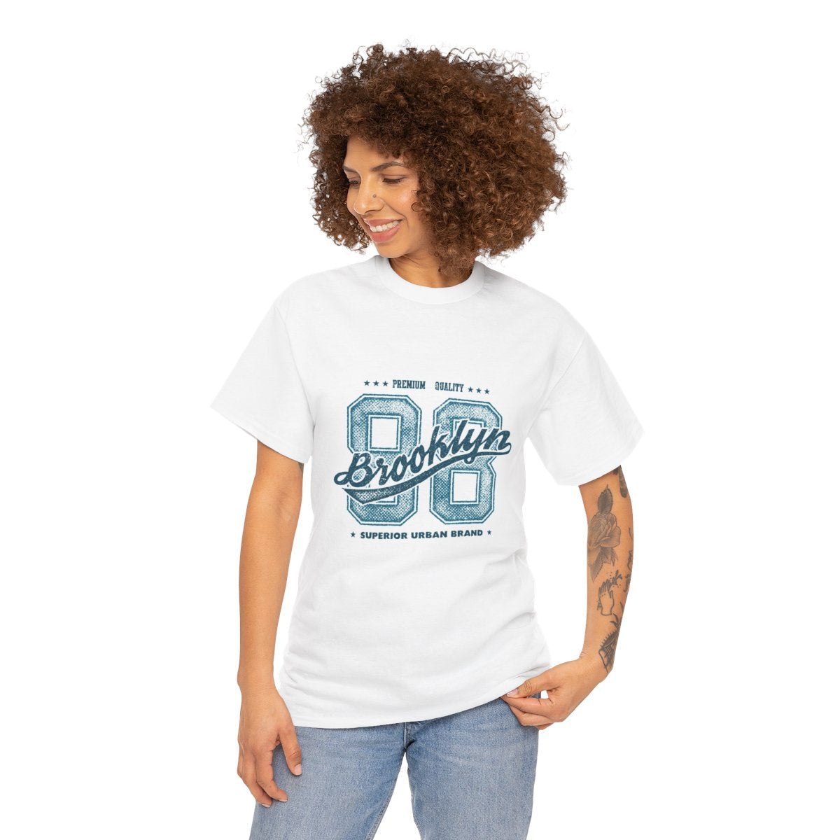 Vintage Look Brooklyn 88 Heavy Cotton Graphic Tee