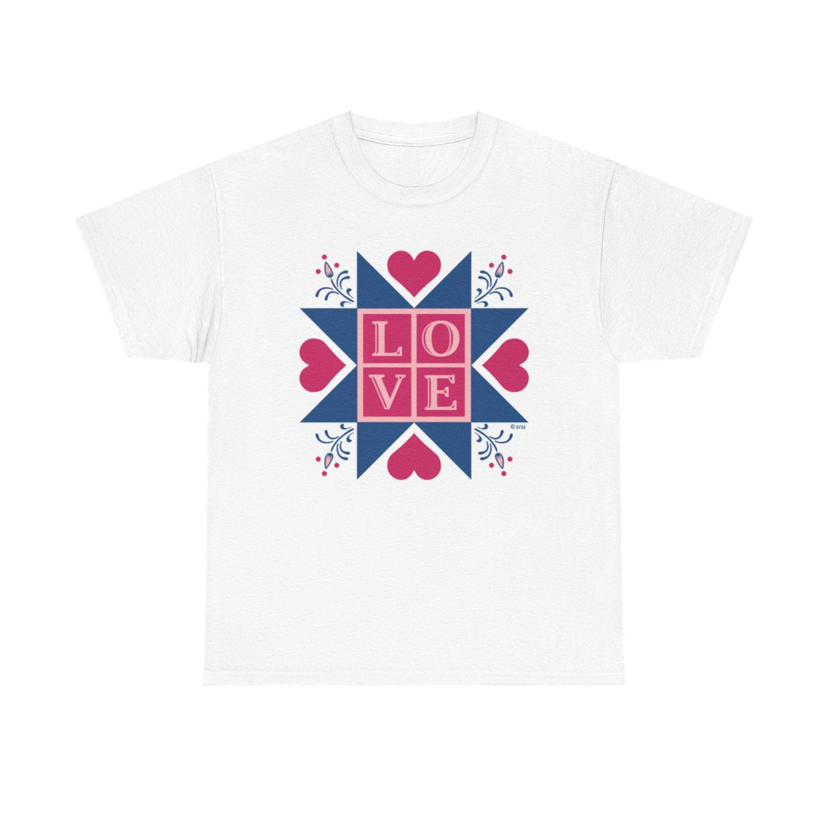 Heart Love Heavy Cotton Graphic Tee