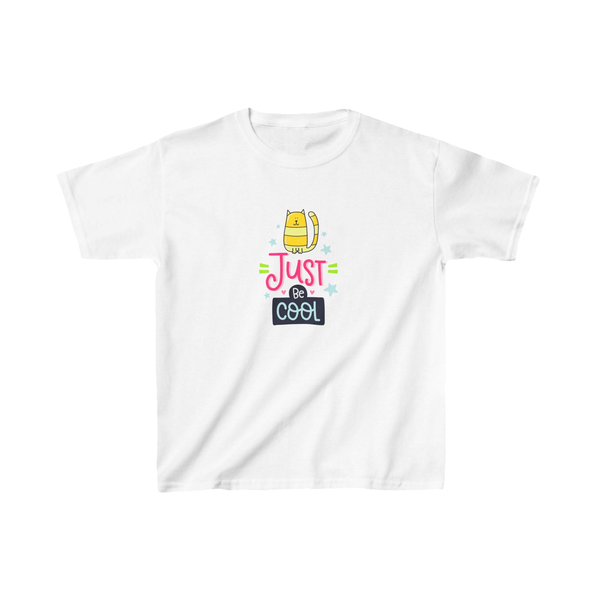 Cat Just Be Cool Kids Heavy Cotton™ Tee