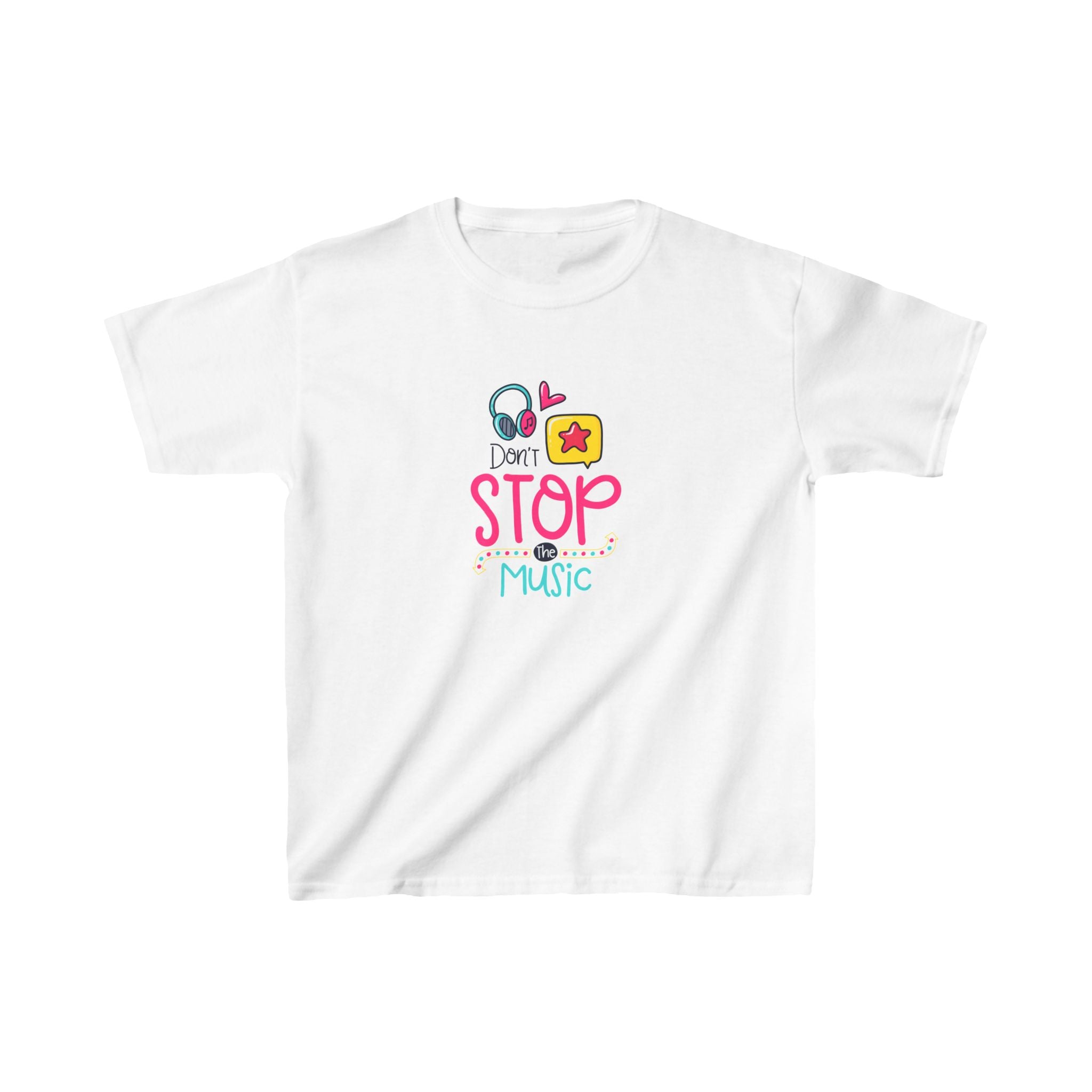 Don't Stop The Music Kids Heavy Cotton™ Tee