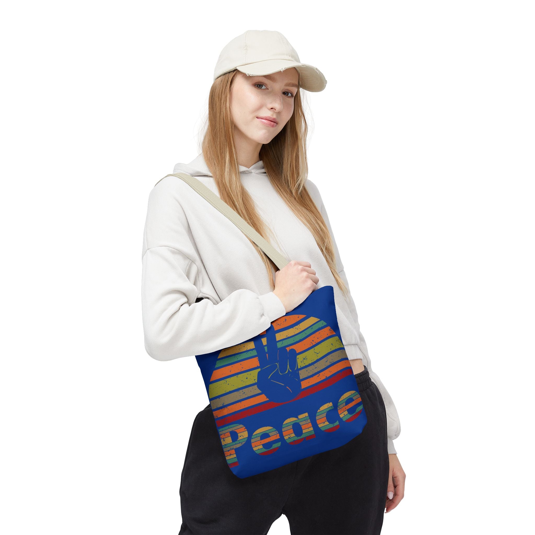 Peace Sign Tote Bag