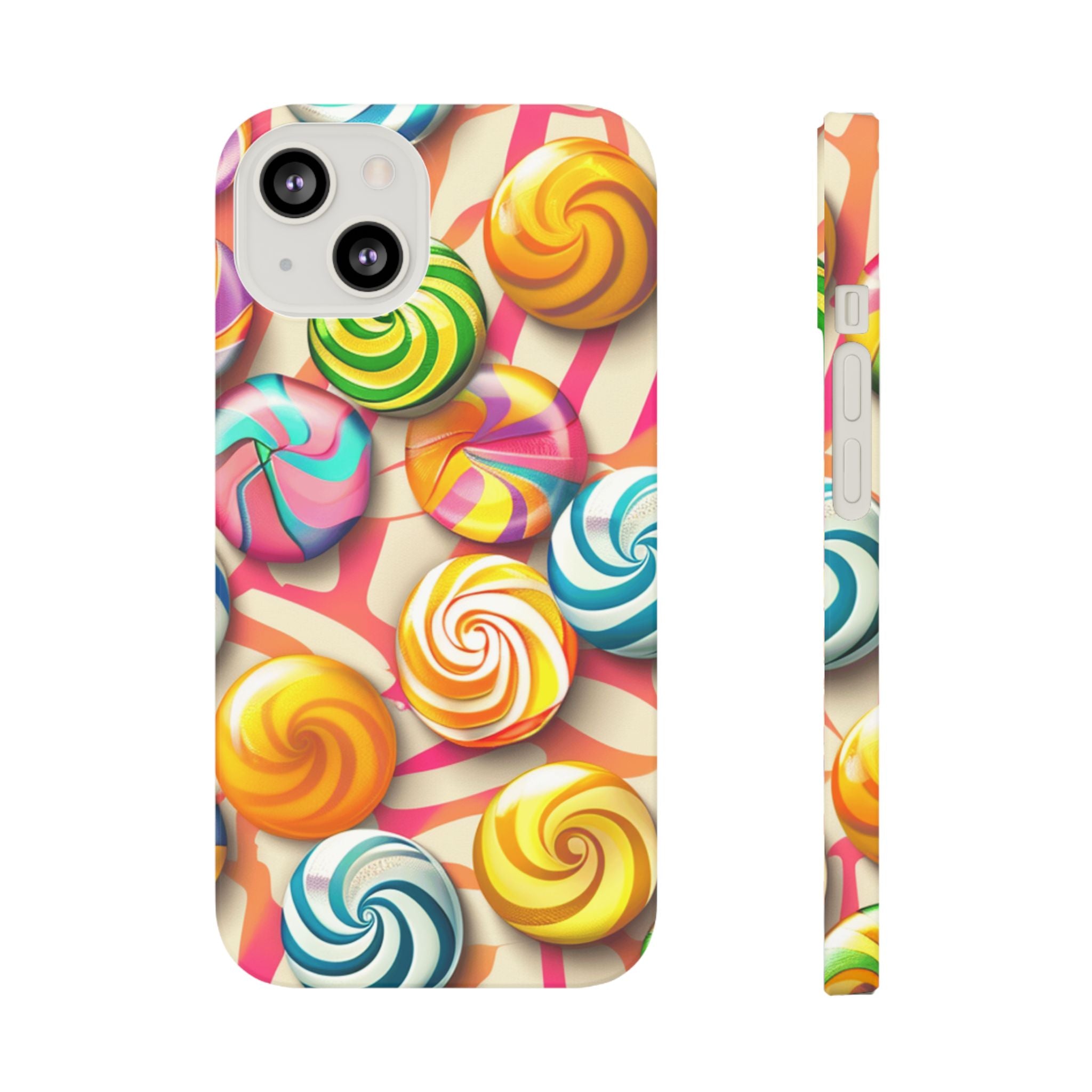 Colorful Candy Slim iPhone Samsung Case Sweet Treats Design