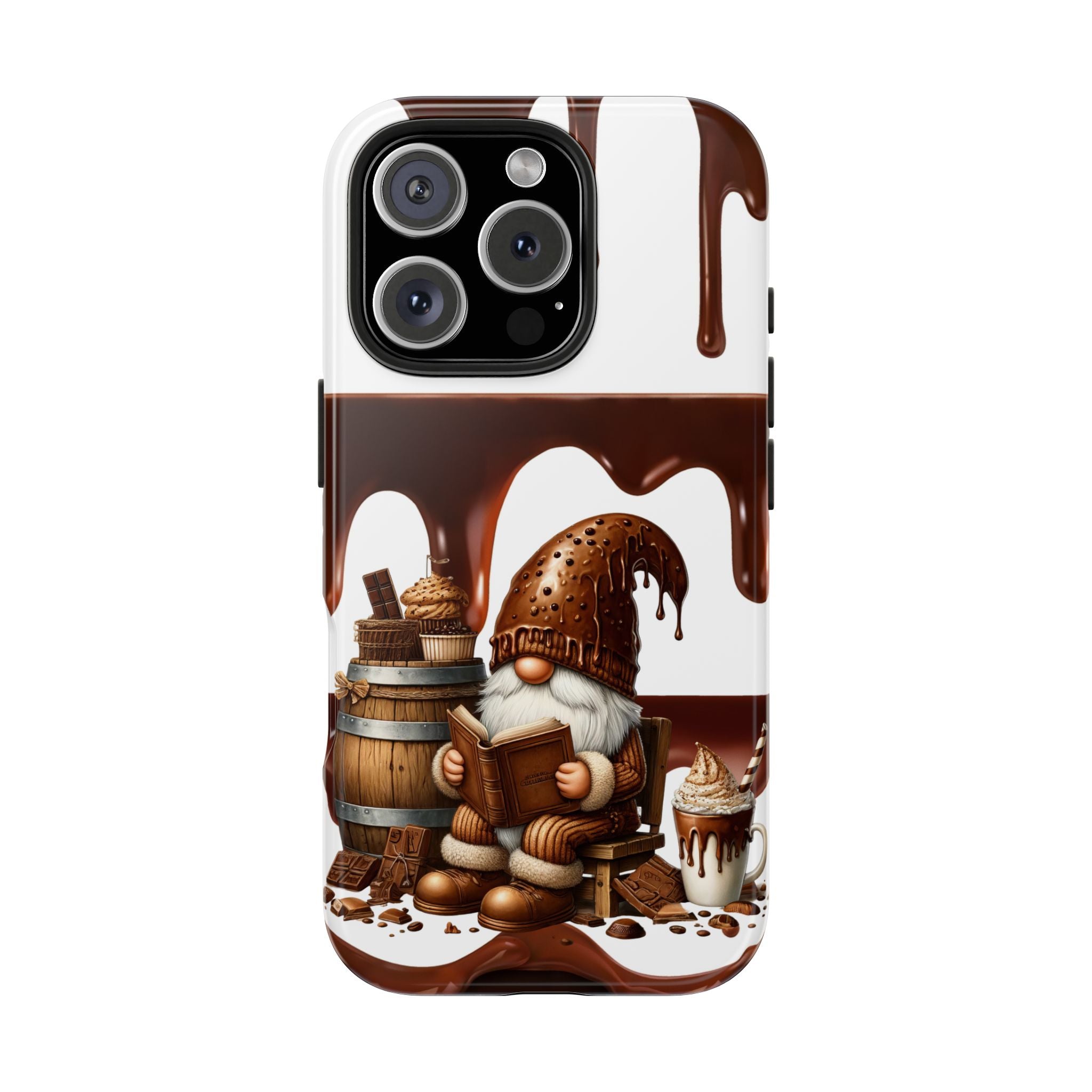 Chocolate Lover's Gnome Phone Case - Durable Tough Protection