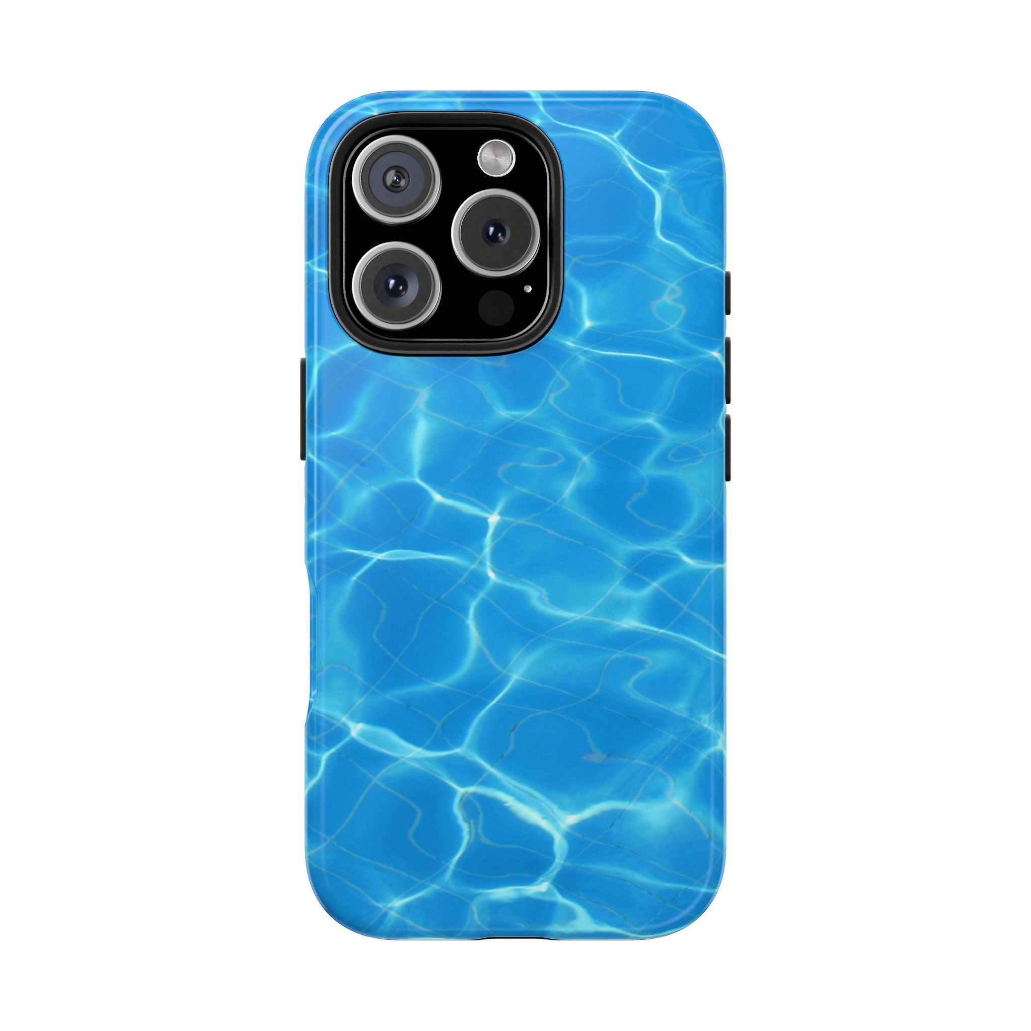 Aqua Wave Tough Impact Resistant Phone Case Water-Inspired Protection for Beach Lovers iPhone Samsung Cover