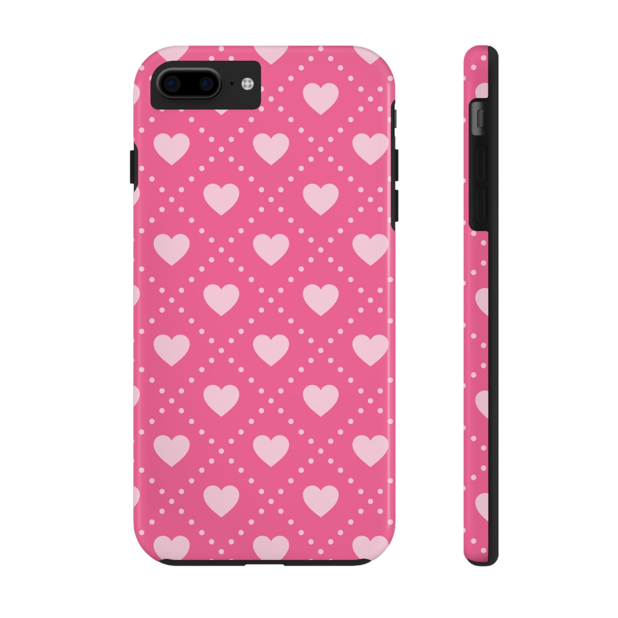Hearts Pink Tough Mobile Phone Case