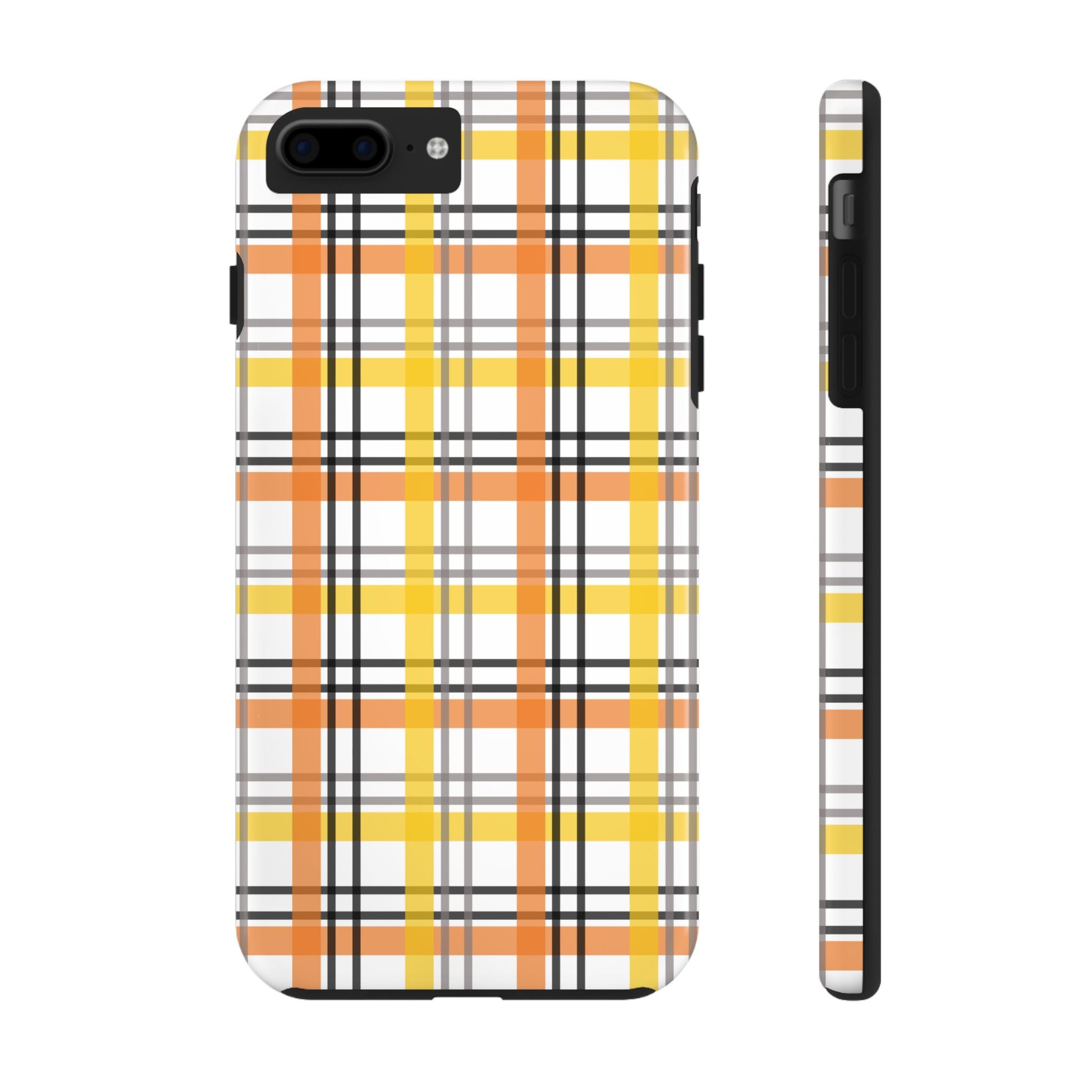 Plaid Tough Impact Resistant Phone Case Durable & Stylish Smartphone Protection iPhone Samsung