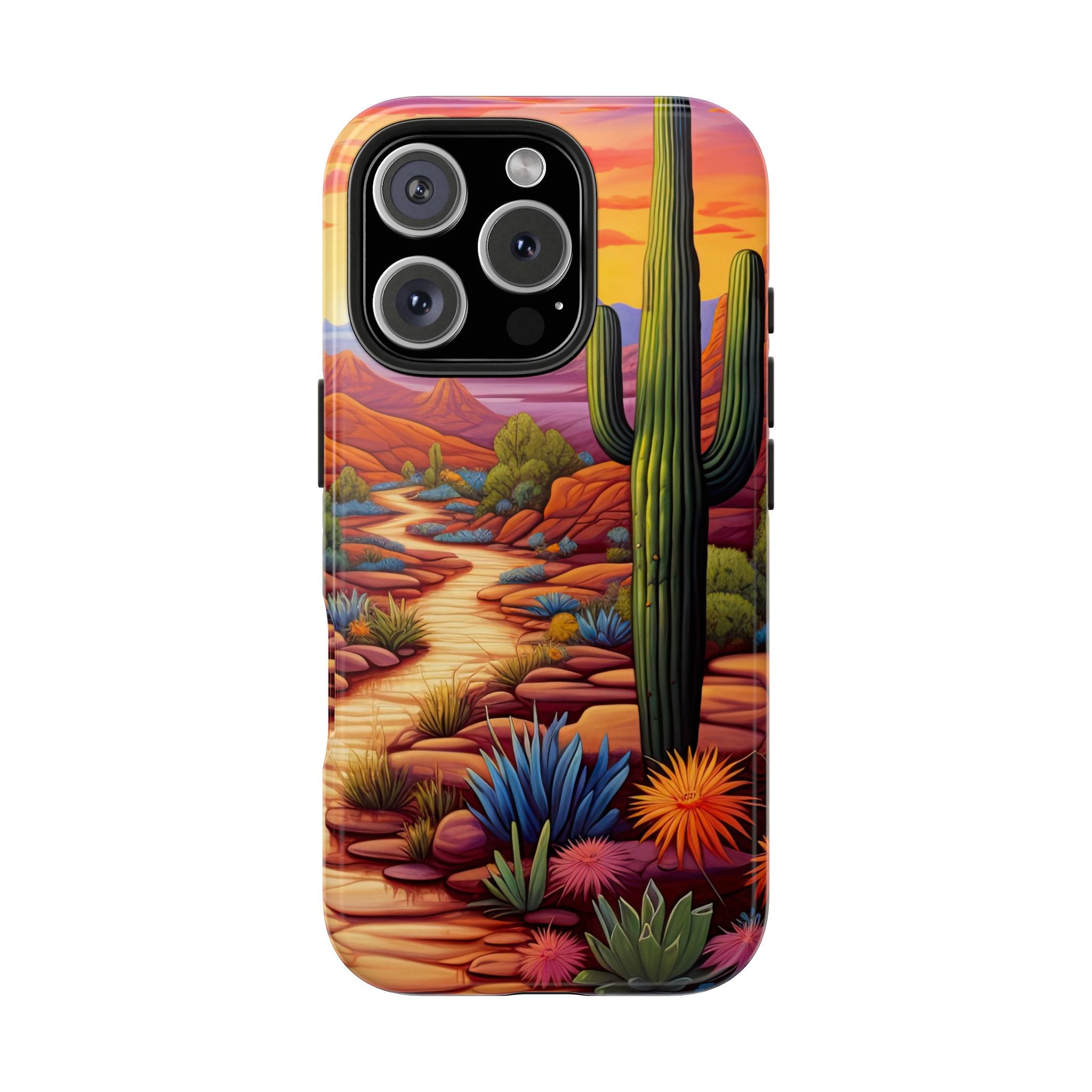 Cactus Garden Tough Mobile Phone Case