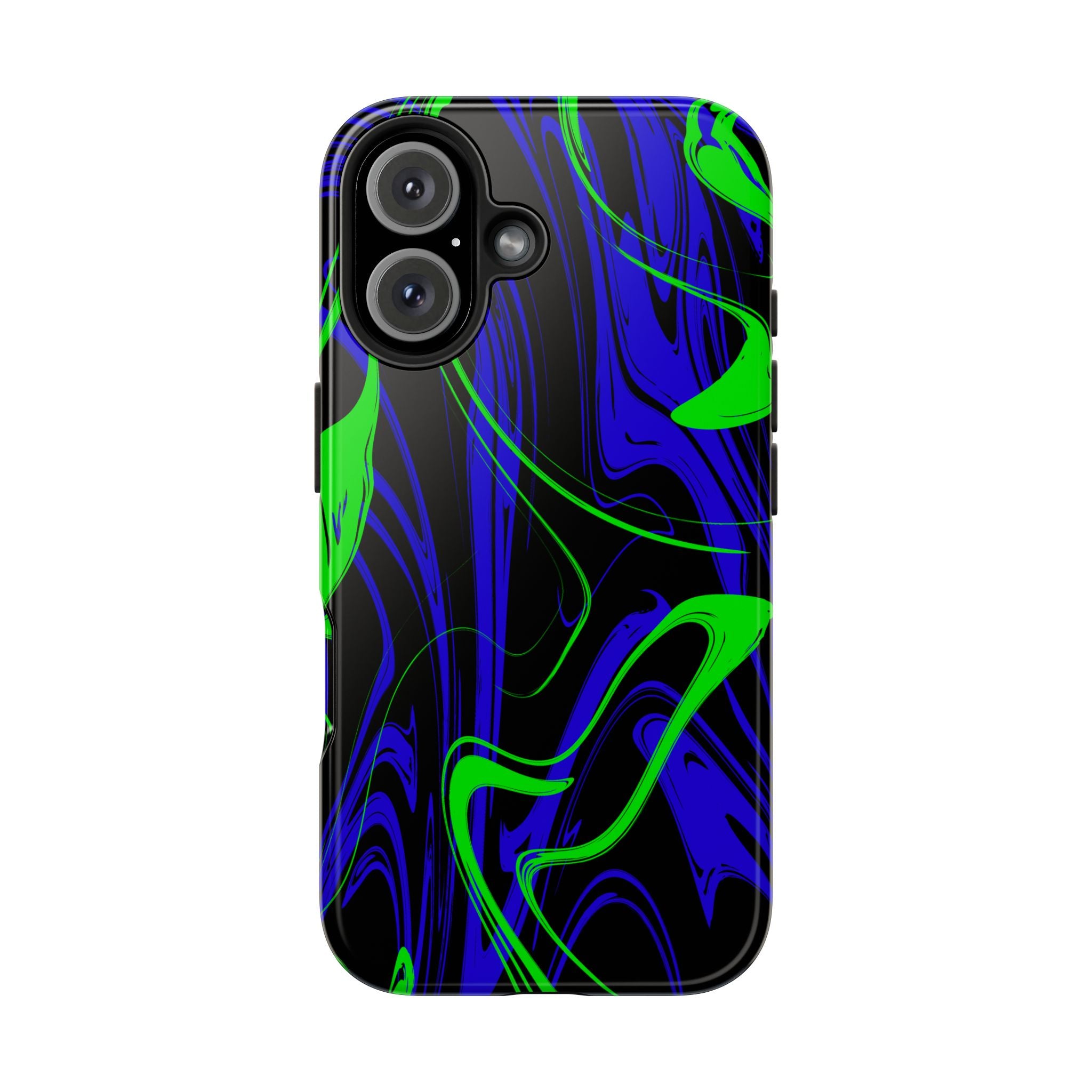Blue & Green Swirl Mobile Phone Case