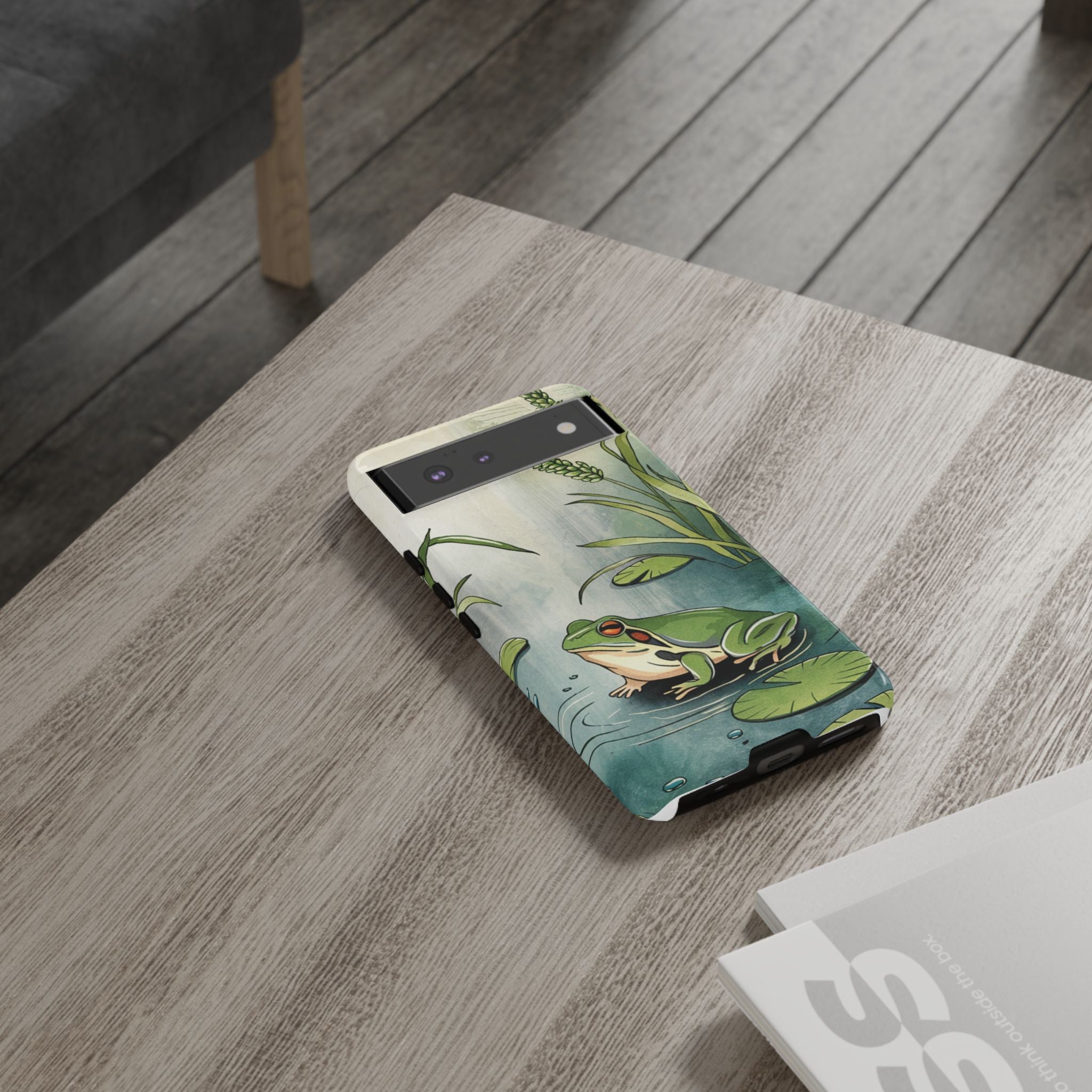 Frog Pond Design Google Pixel Tough Phone Case Nature-Inspired Protection Cover