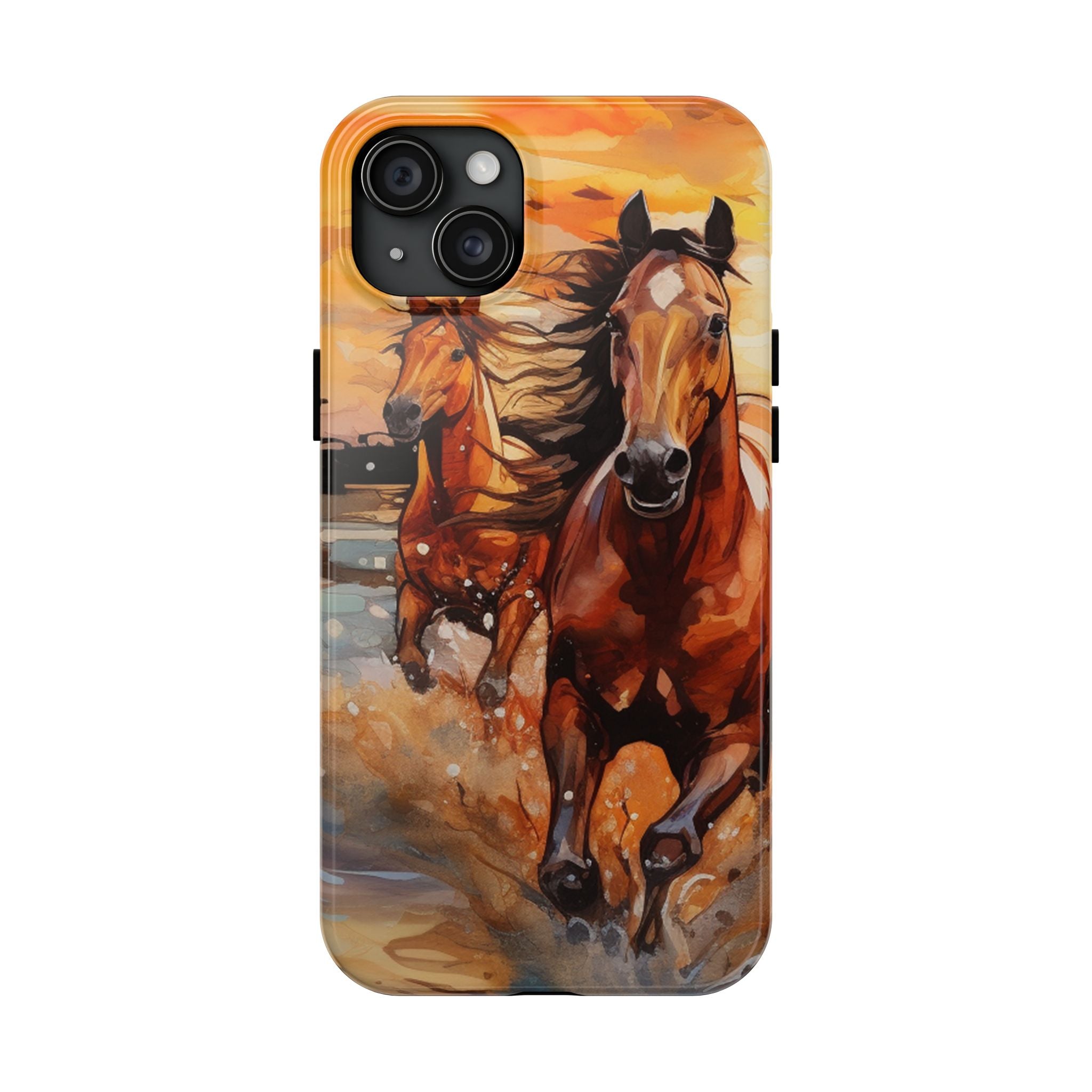 Horses Tough Mobile Phone Case