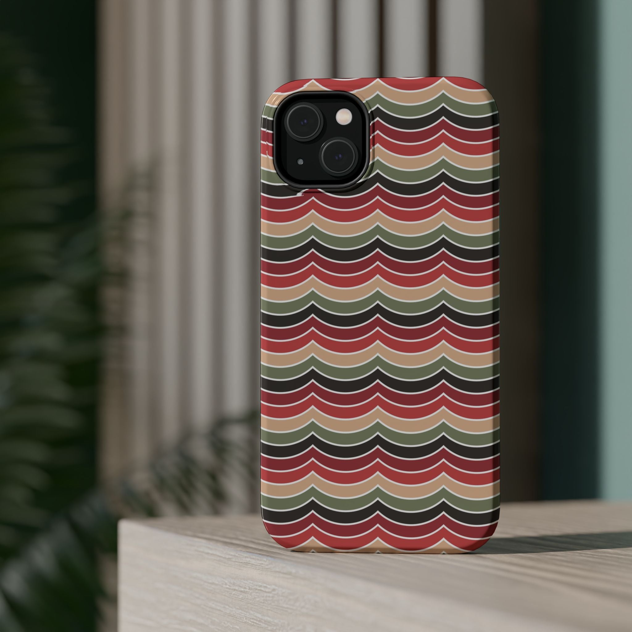 Wavy Colors Magnetic Tough Case