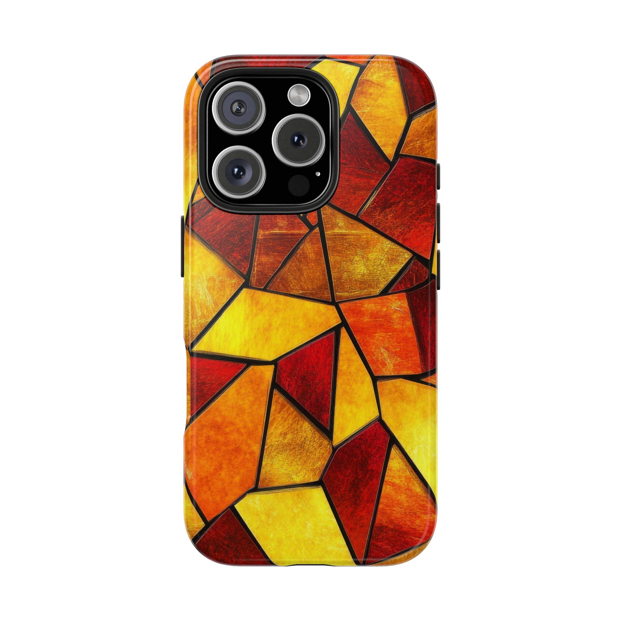 Vibrant Mosaic Tough Impact Resistant Phone Case Shockproof & Stylish Protection iPhone Samsung Cover