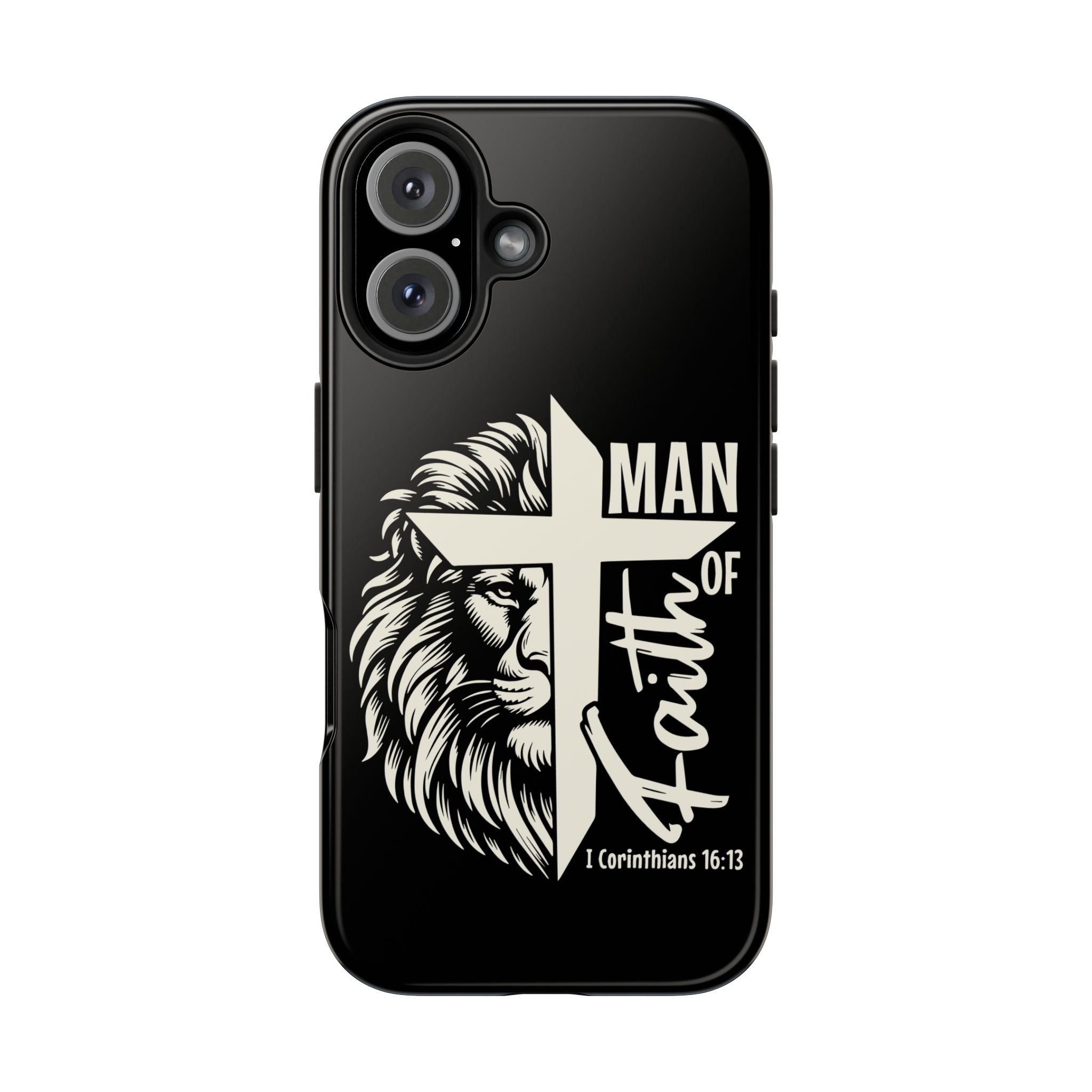 Man Of Faith Lion Christian Phone Case