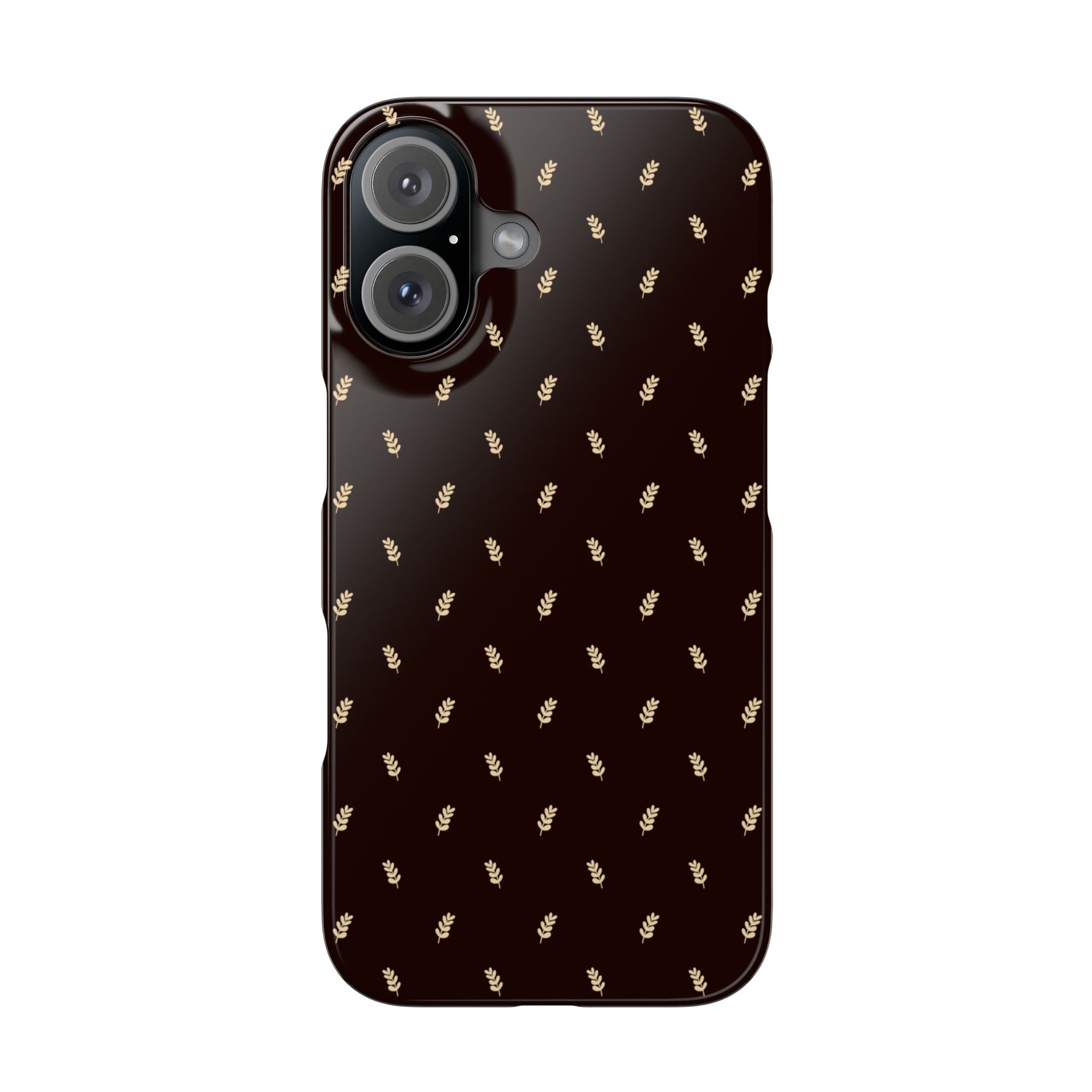 Elegant Floral Fall Look Slim Case for iPhone Samsung Stylish Phone Protection
