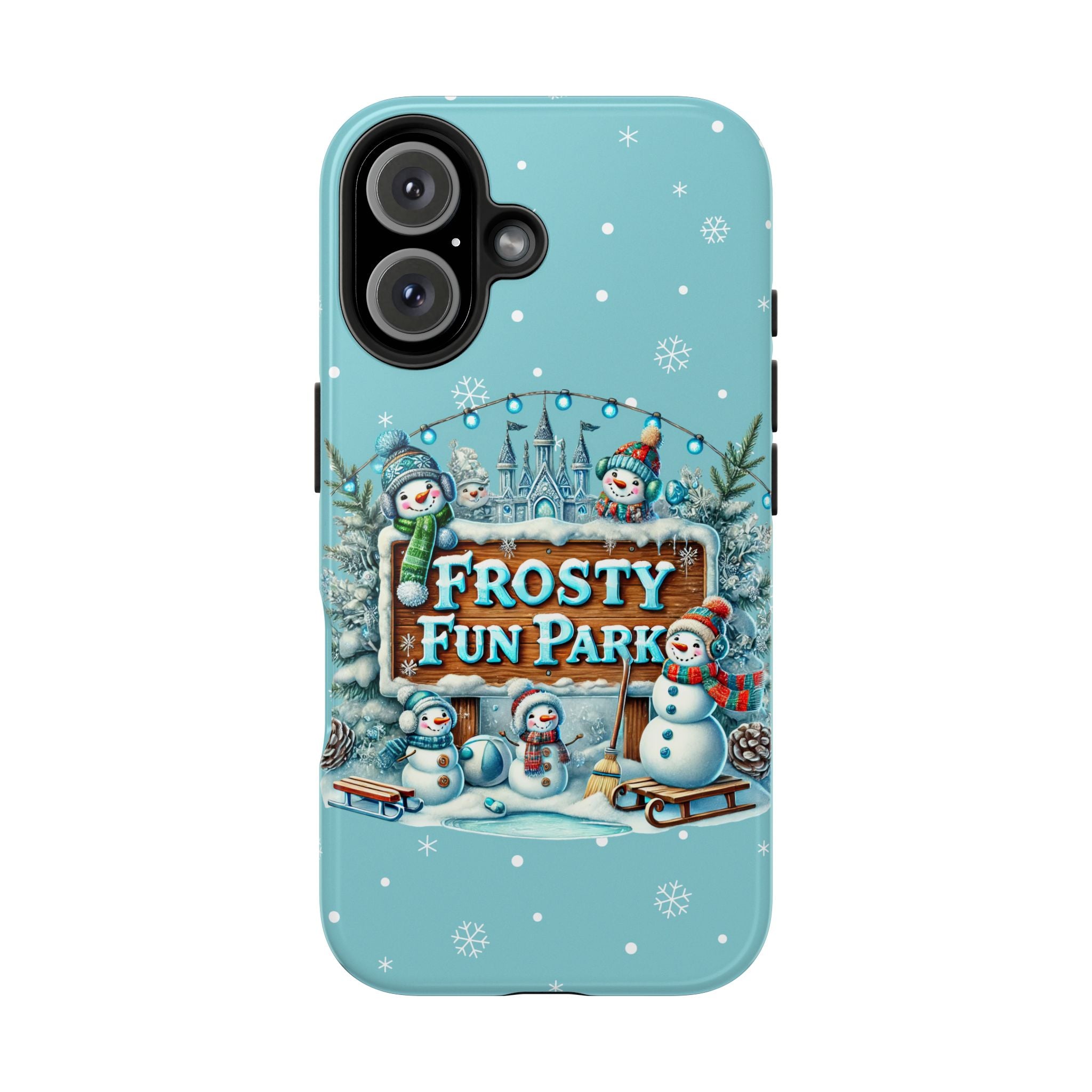 Frosty Fun House Christmas Tough Mobile Phone Case