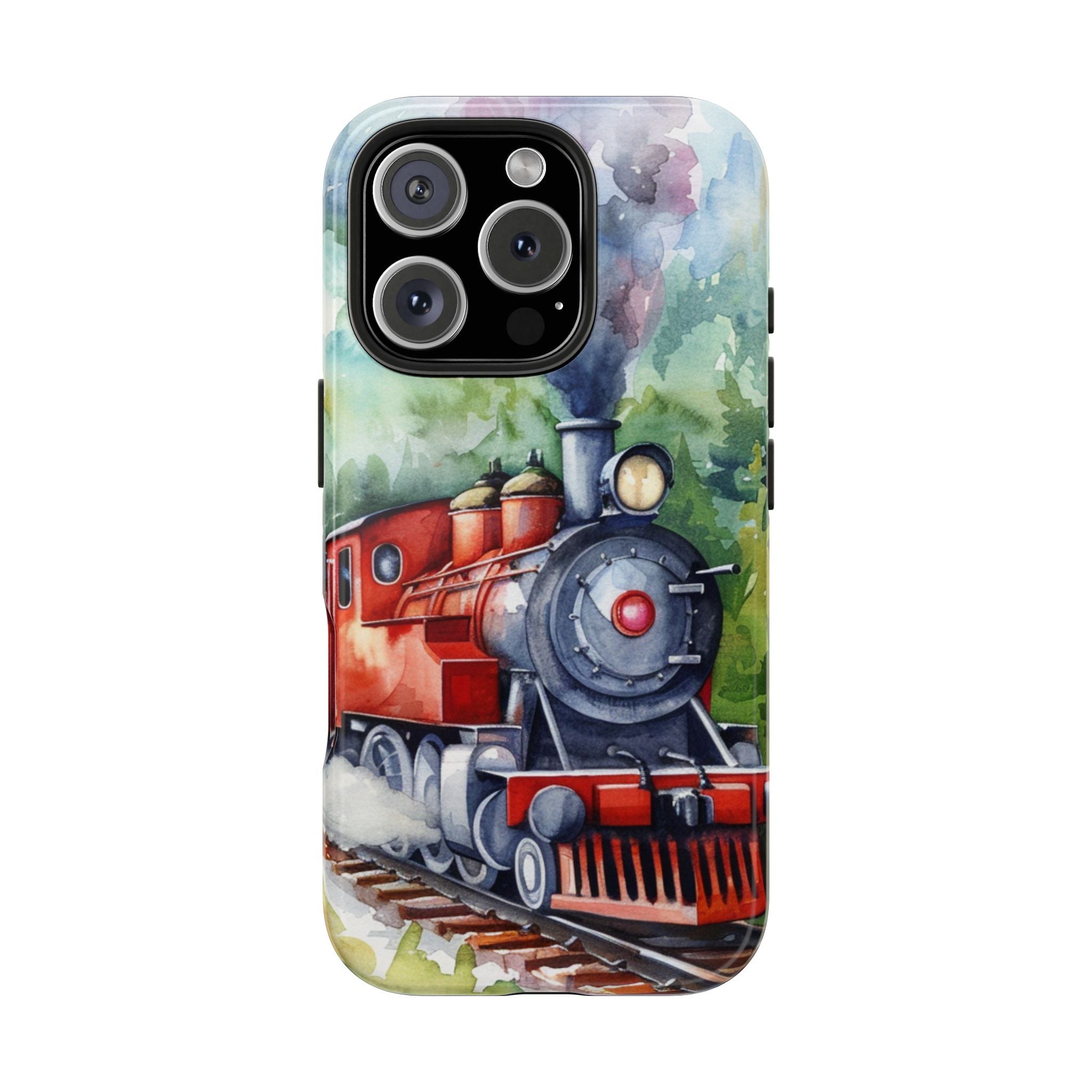 Red Train Scenic Tough Mobile Phone Case