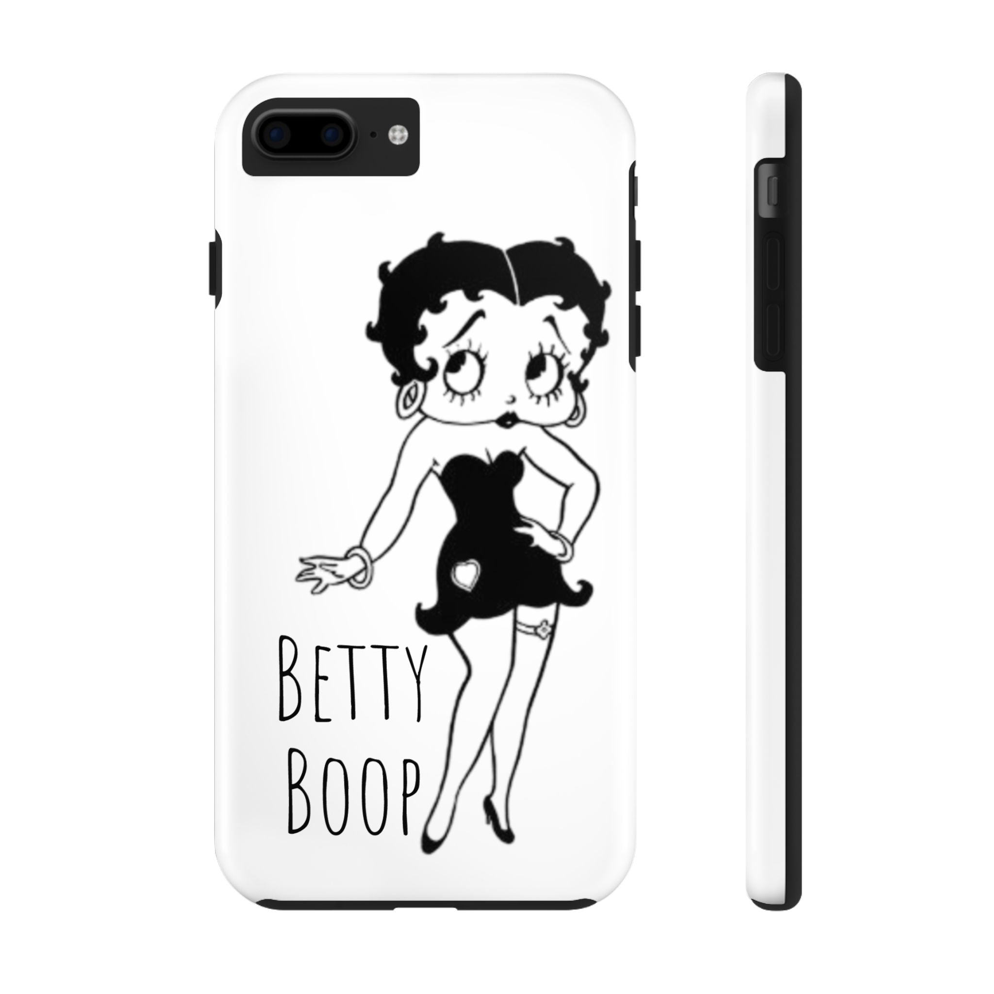 Betty Boop Black & White Tough Phone Case Stylish & Durable Protection for Fans iPhone Samsung Cover