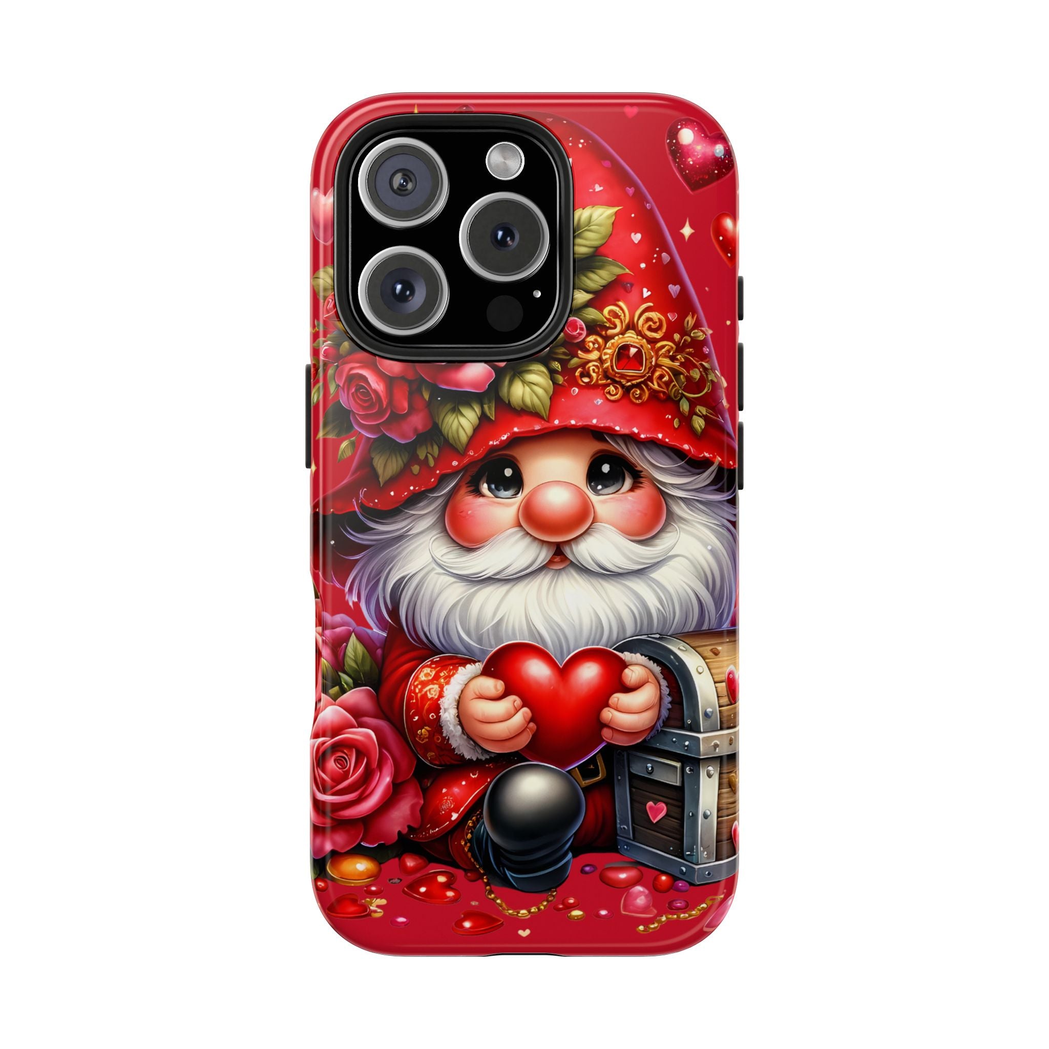 Valentine Heart Gnome Tough Mobile Phone Case