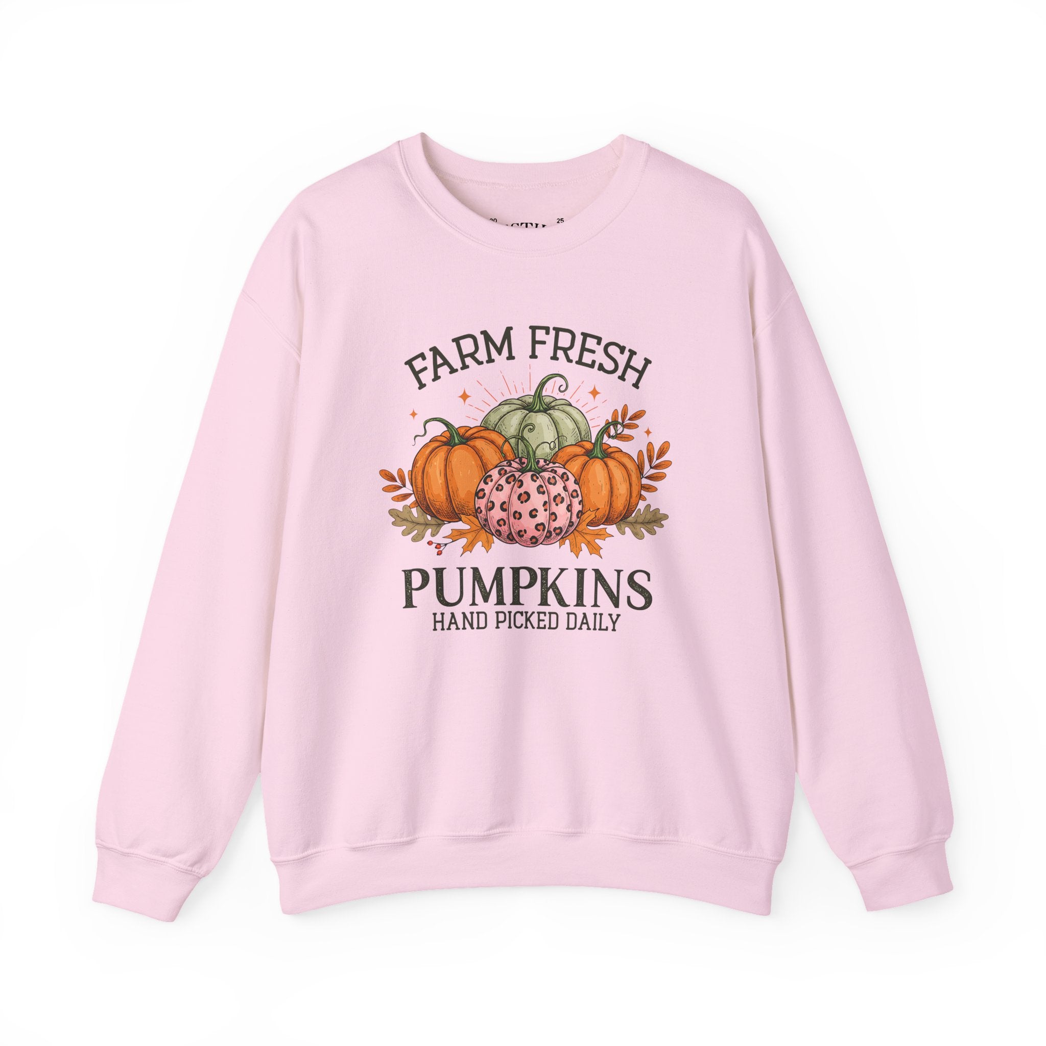 Farm Fresh Pumpkins Sweatshirt | Cozy Fall Apparel | Seasonal Gift | Halloween, Thanksgiving, Harvest Decor