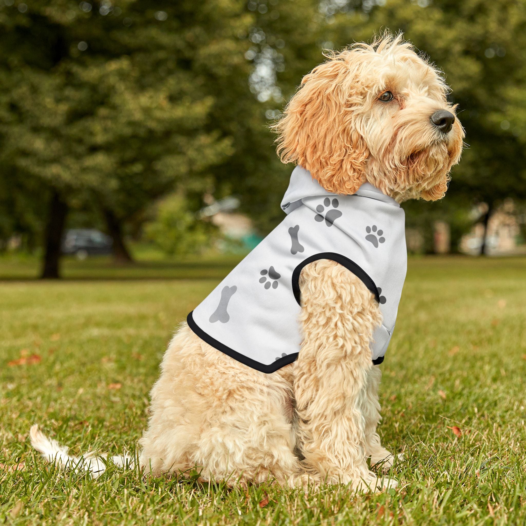 Cute Paws Pet Hoodie Adorable Dog Apparel for Cozy Days Designed For Pet Lovers