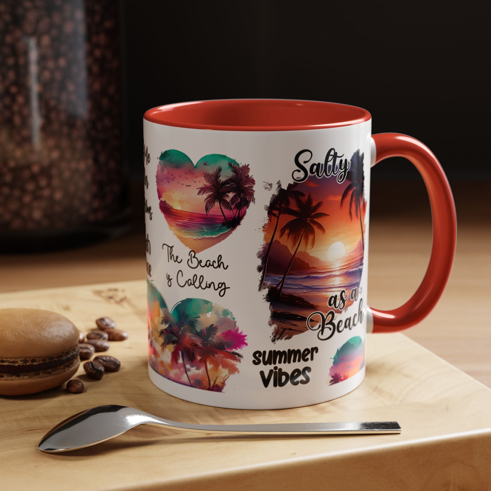 Beach Vibes Accent Coffee Mug Summertime Sippin'