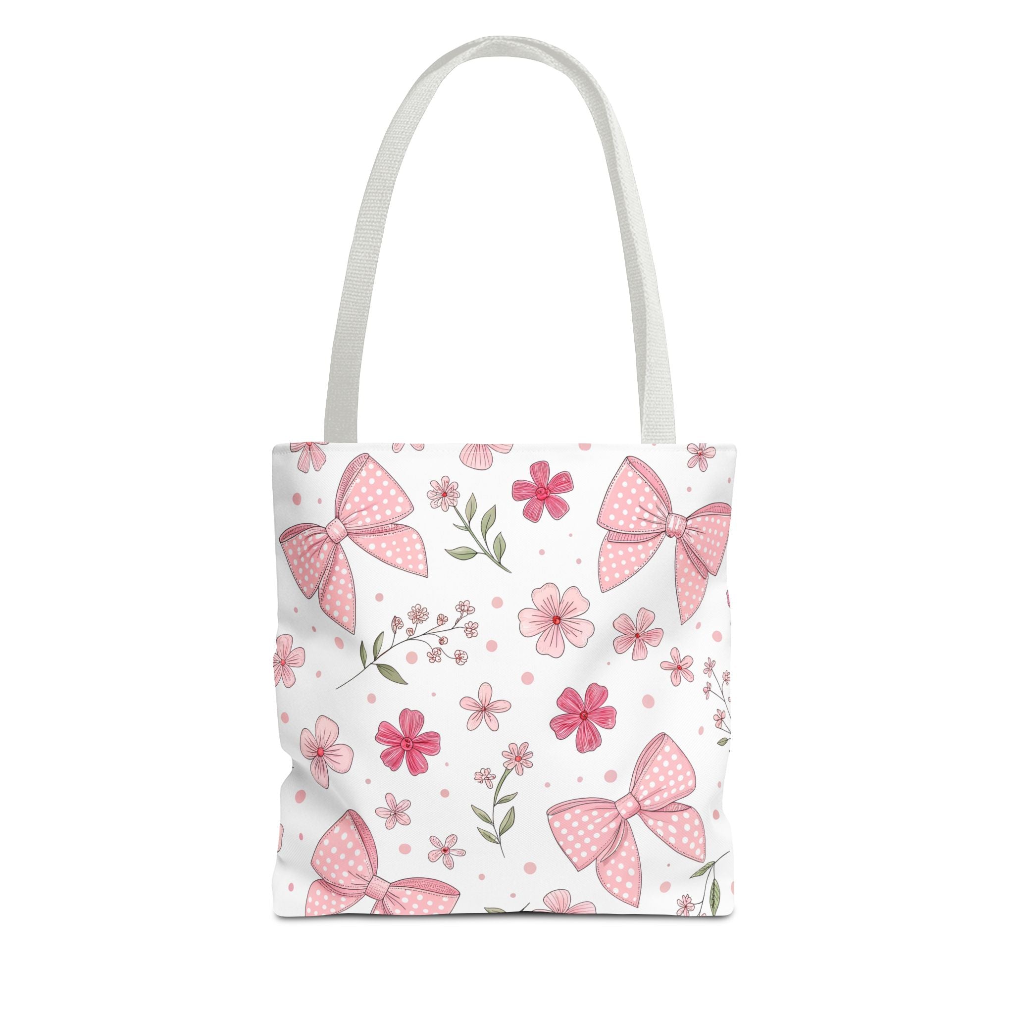 Pink Bows & Flowers Tote Bag