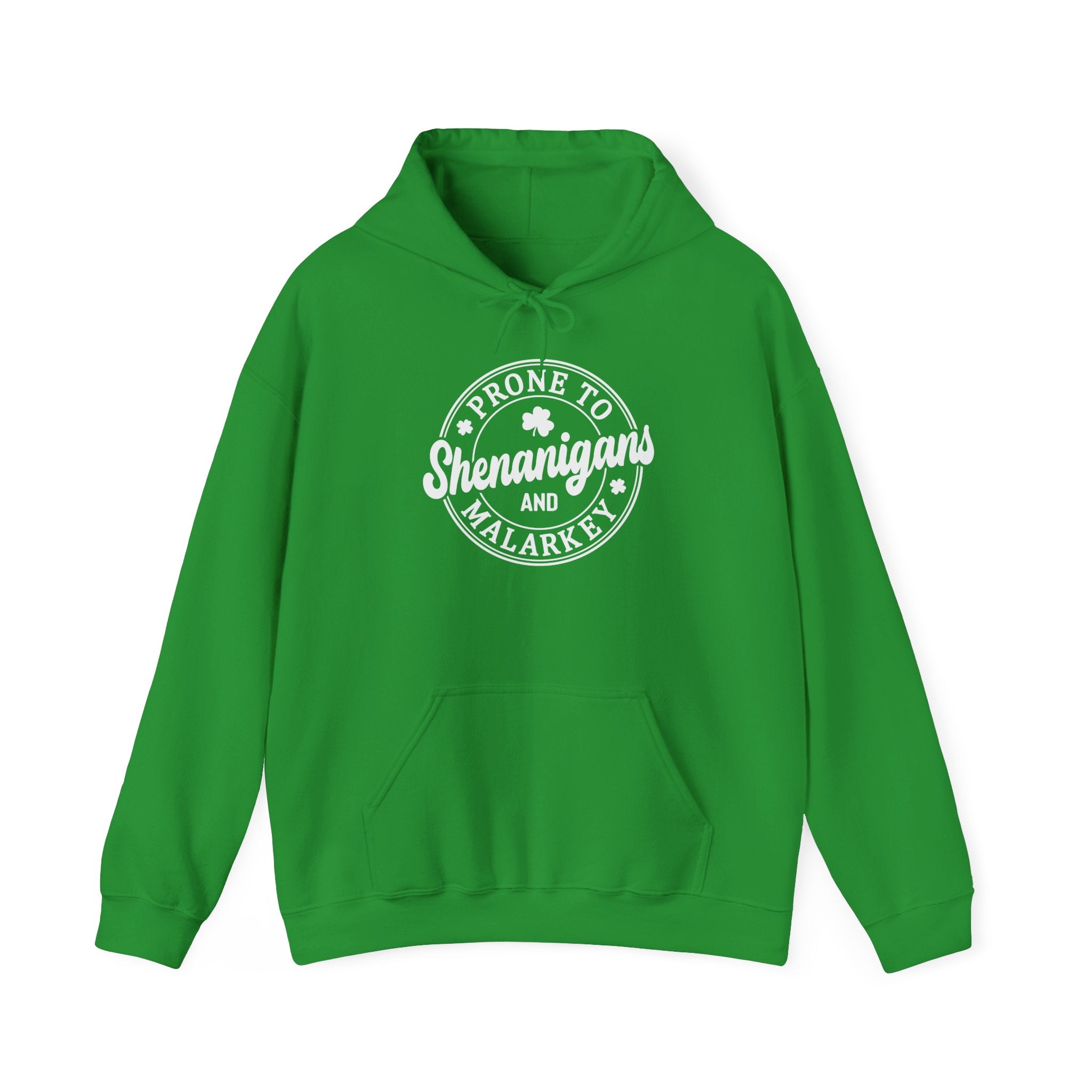 Shenanigans & Malarkey Green St. Patrick's Day Hooded Sweatshirt