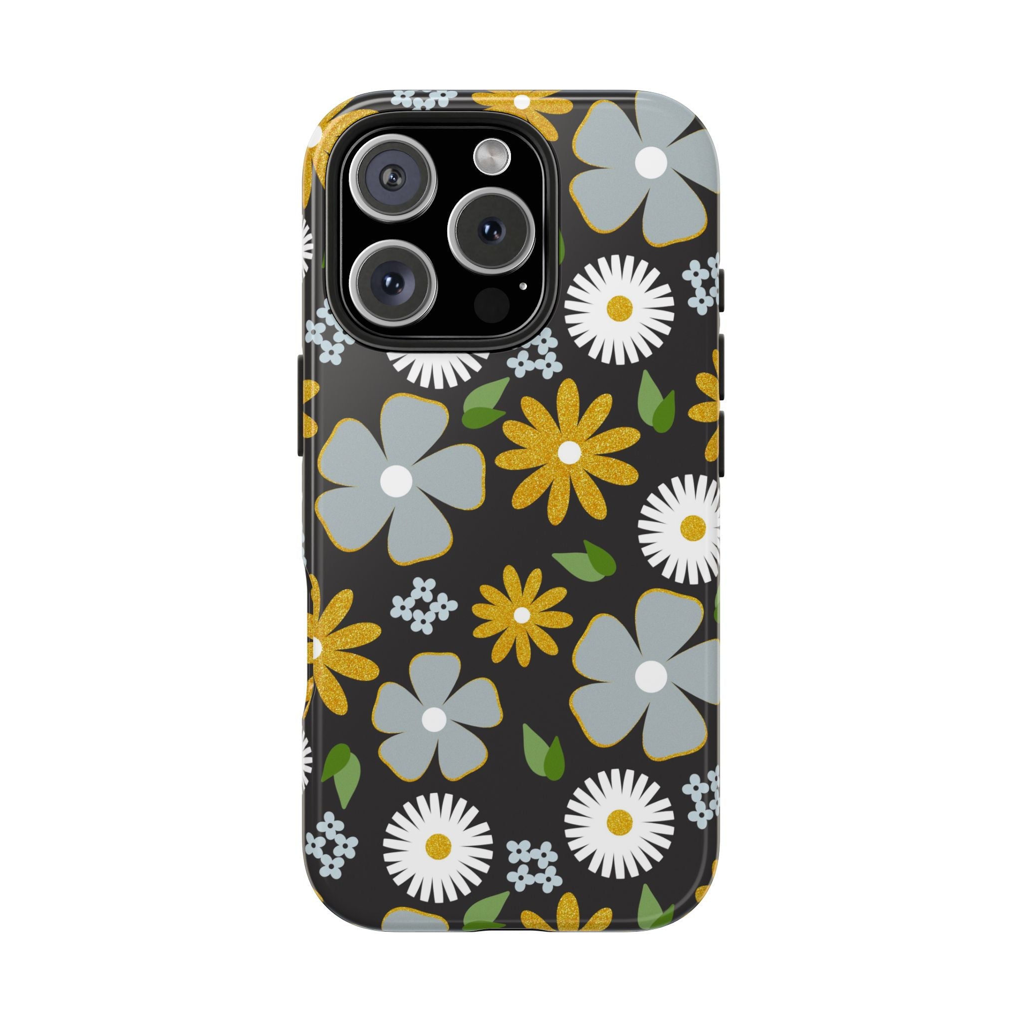 Floral Tough Impact Resistant iPhone Samsung Case Durable Protection with a Chic Flower Design