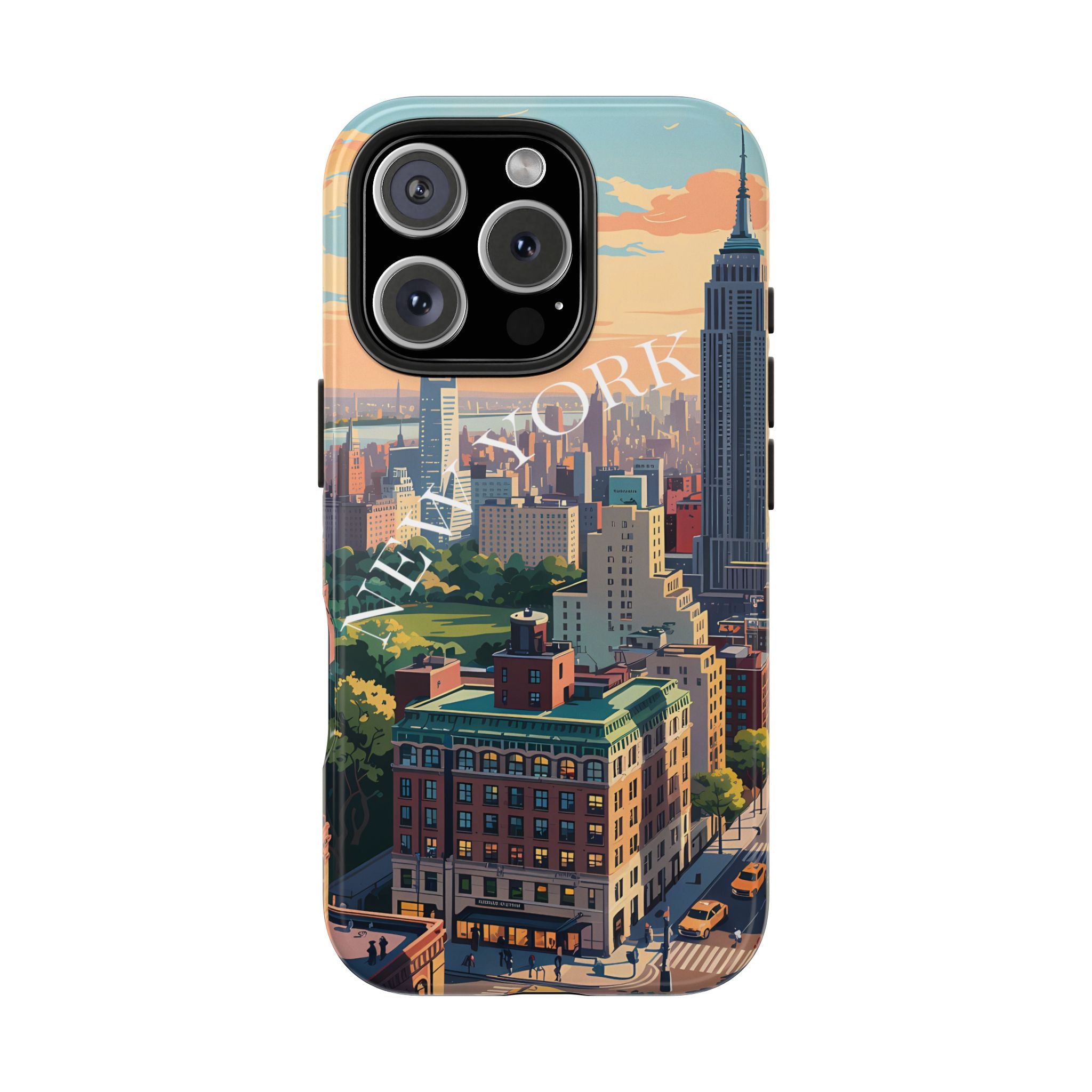 New York City Skyline Tough iPhone Samsung Case Durable Protection for Urban Explorers