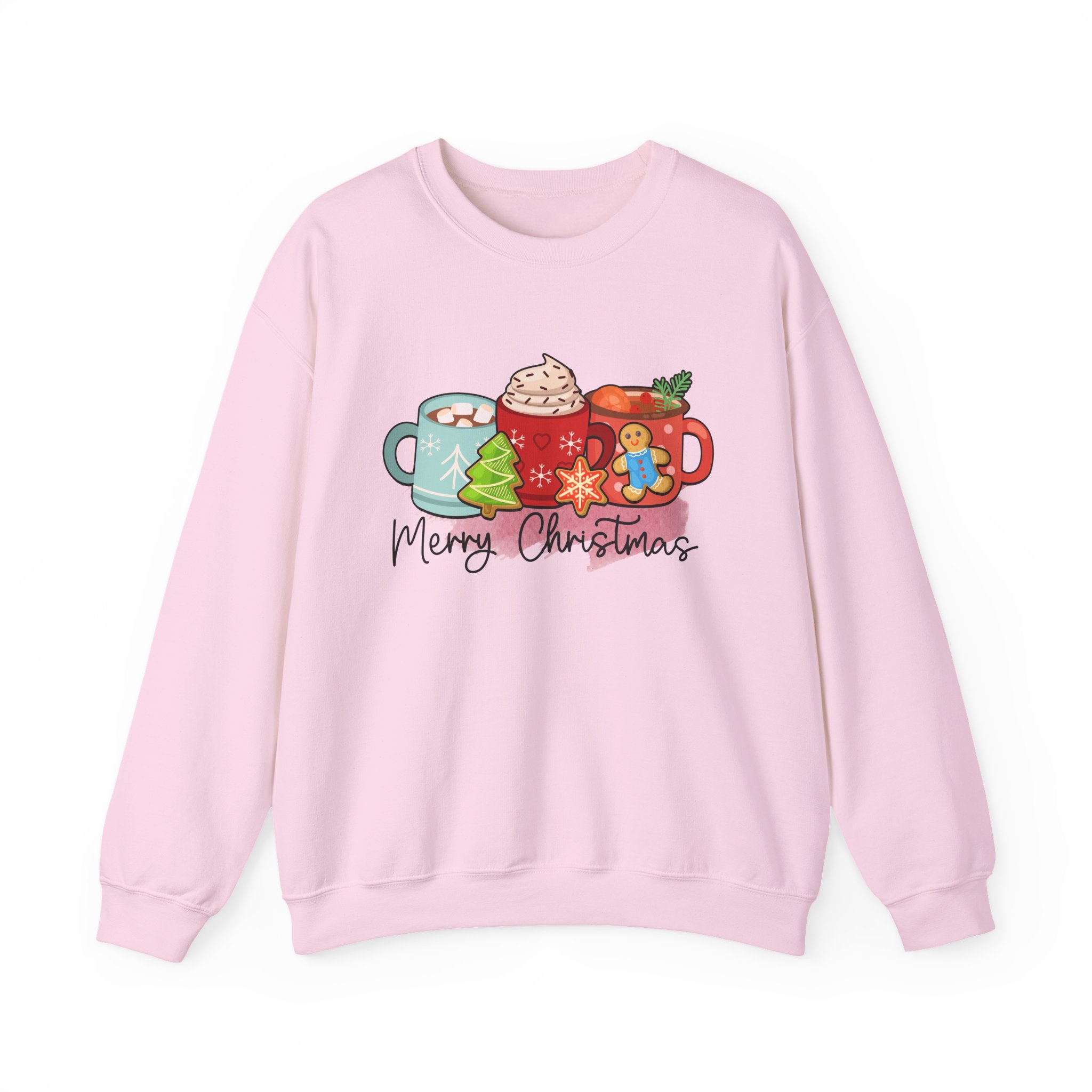 Merry Christmas Crewneck Sweatshirt, Cozy Holiday Apparel, Festive Gift, Winter Wardrobe, Sweatshirt
