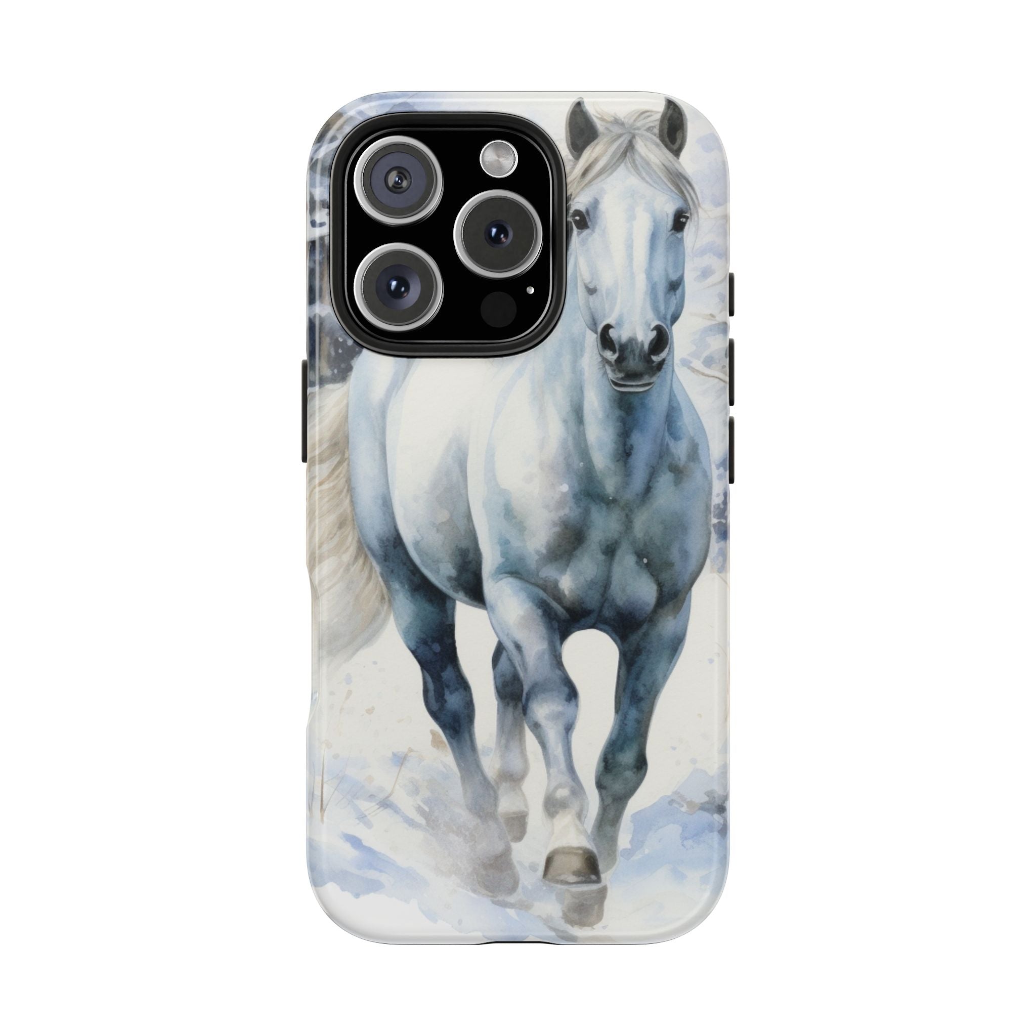 White Horse Tough Mobile Phone Case