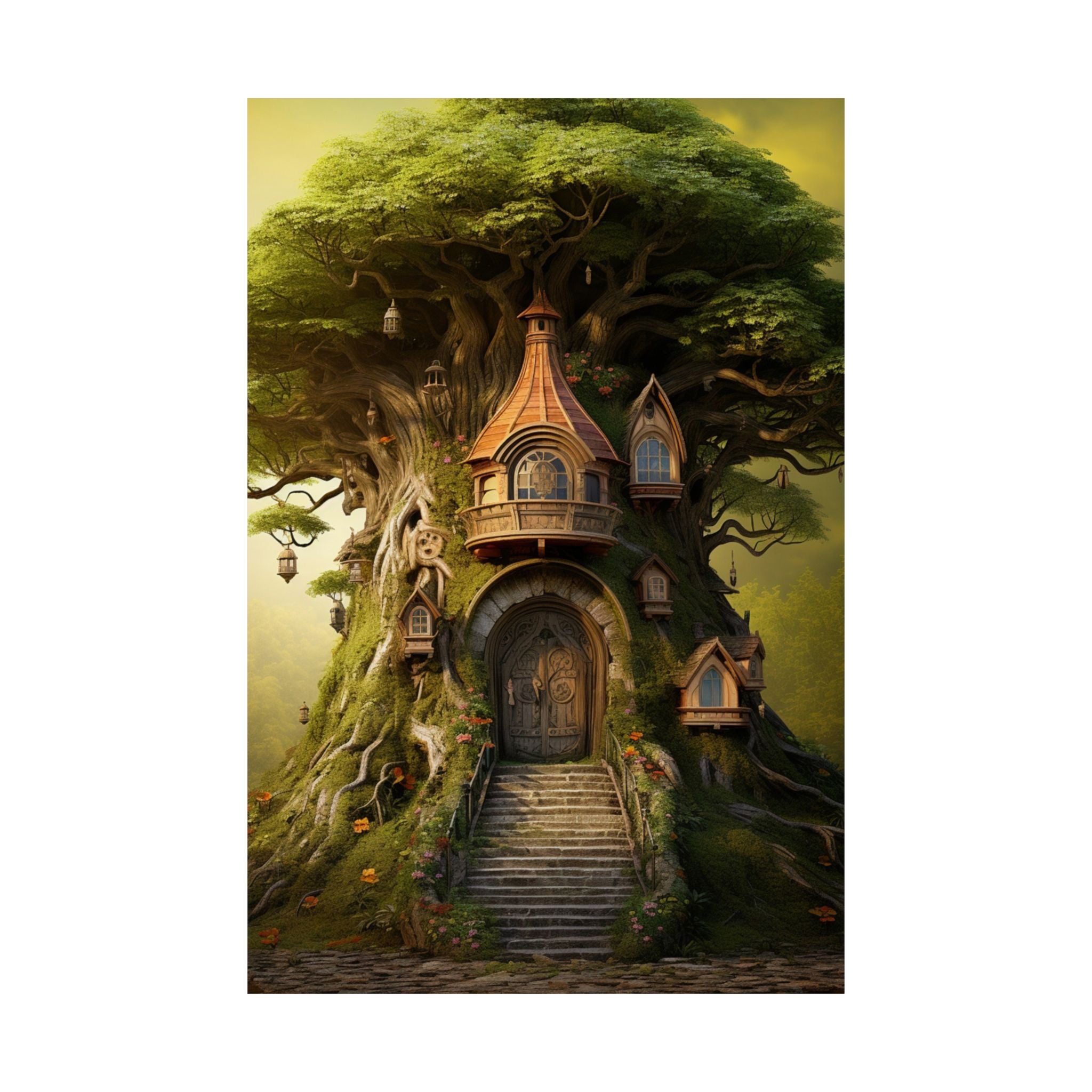 Fairy Tree Home Poster