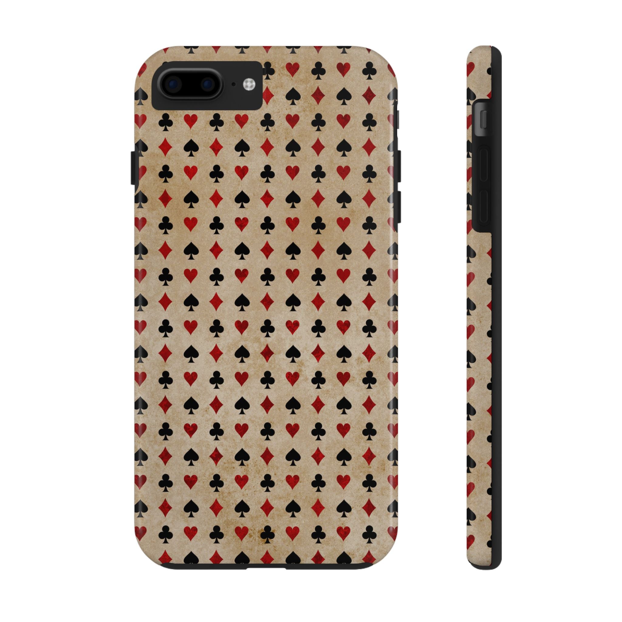 Classic Retro Look Playing Card iPhone Samsung Case Tough Impact Resistant Protection for Gamers