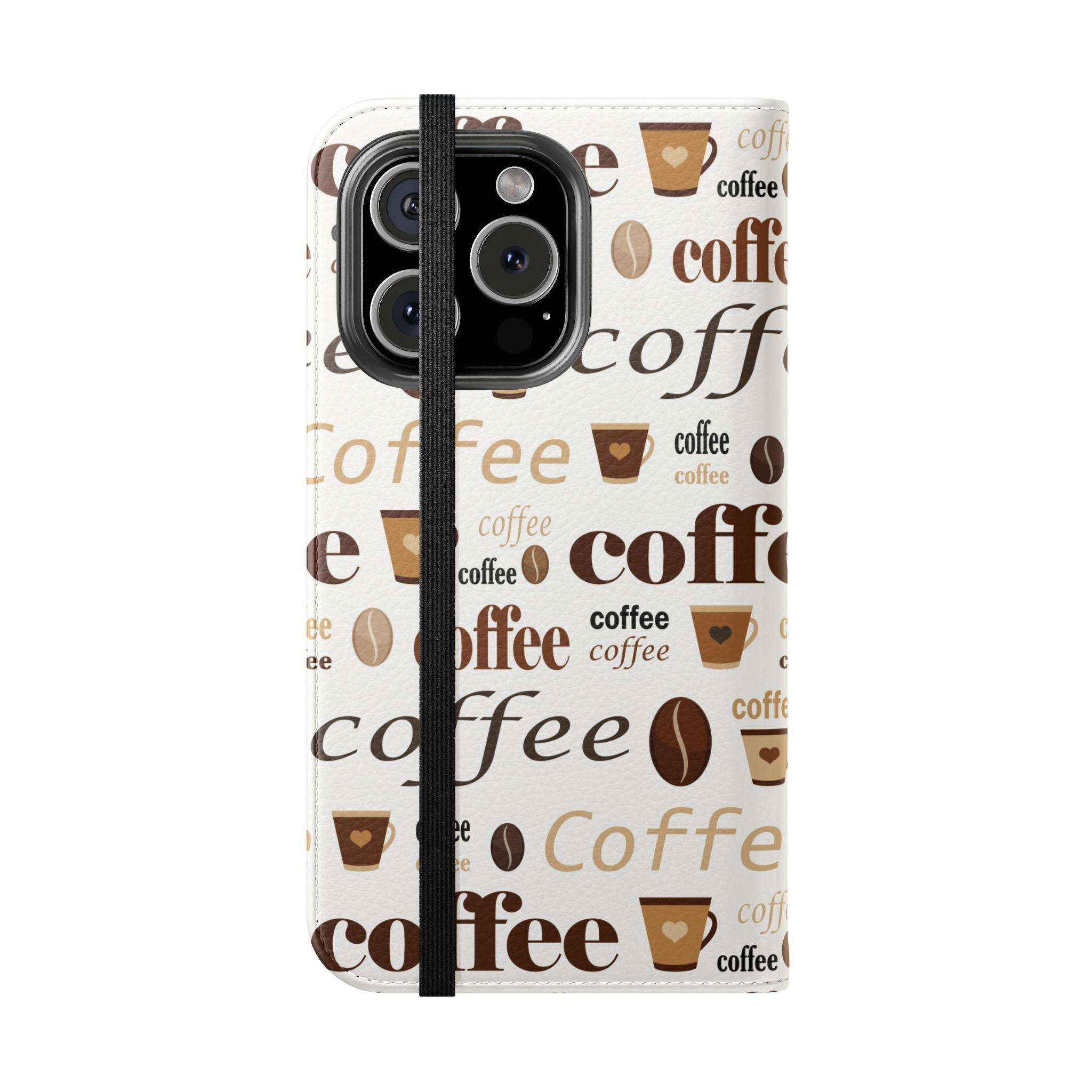Coffee Lover Flip Mobile Phone Case